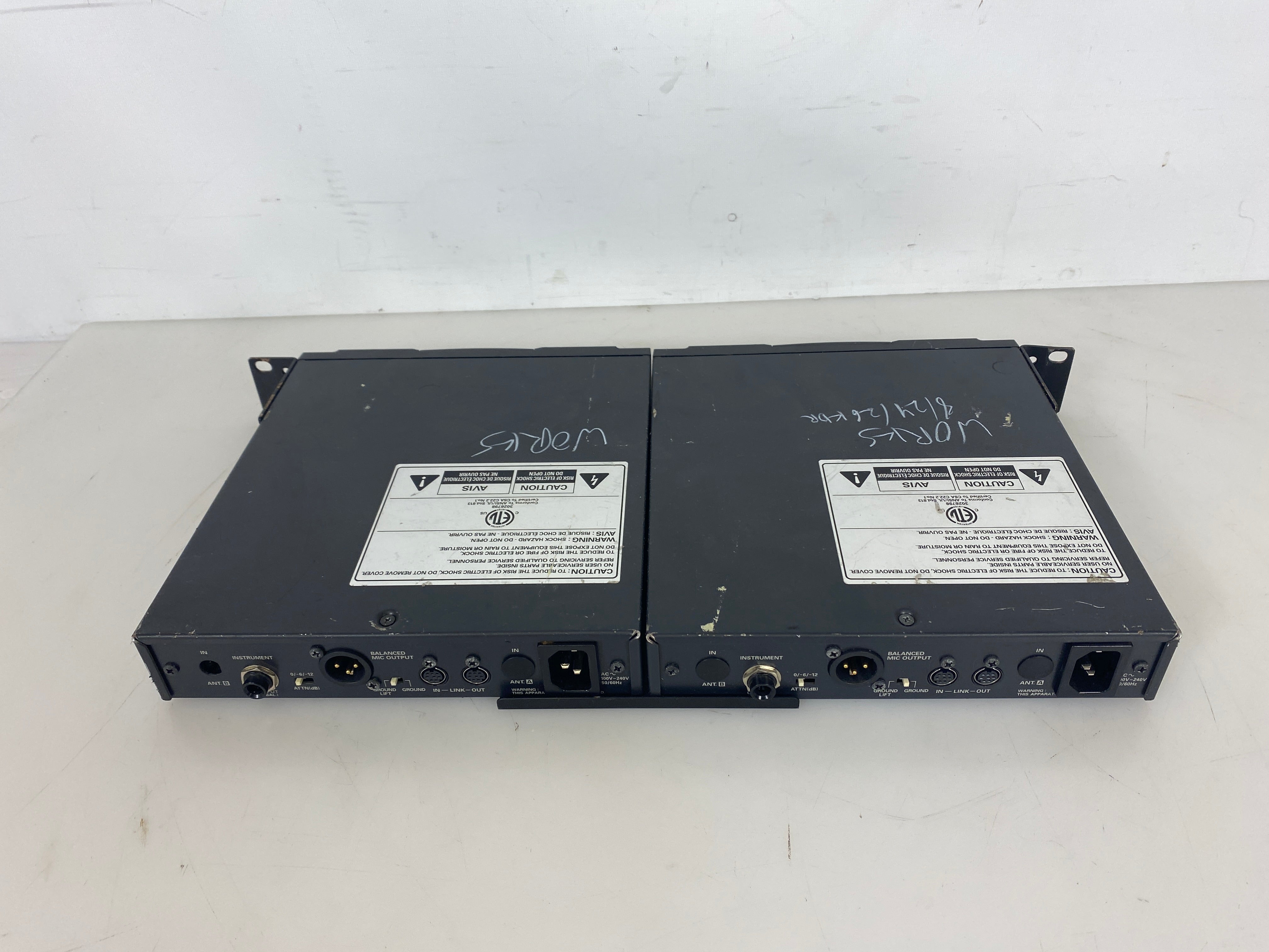 Set of 2 Audio-Technica AEW-R4100 UHF Synthesized Diversity Receiver