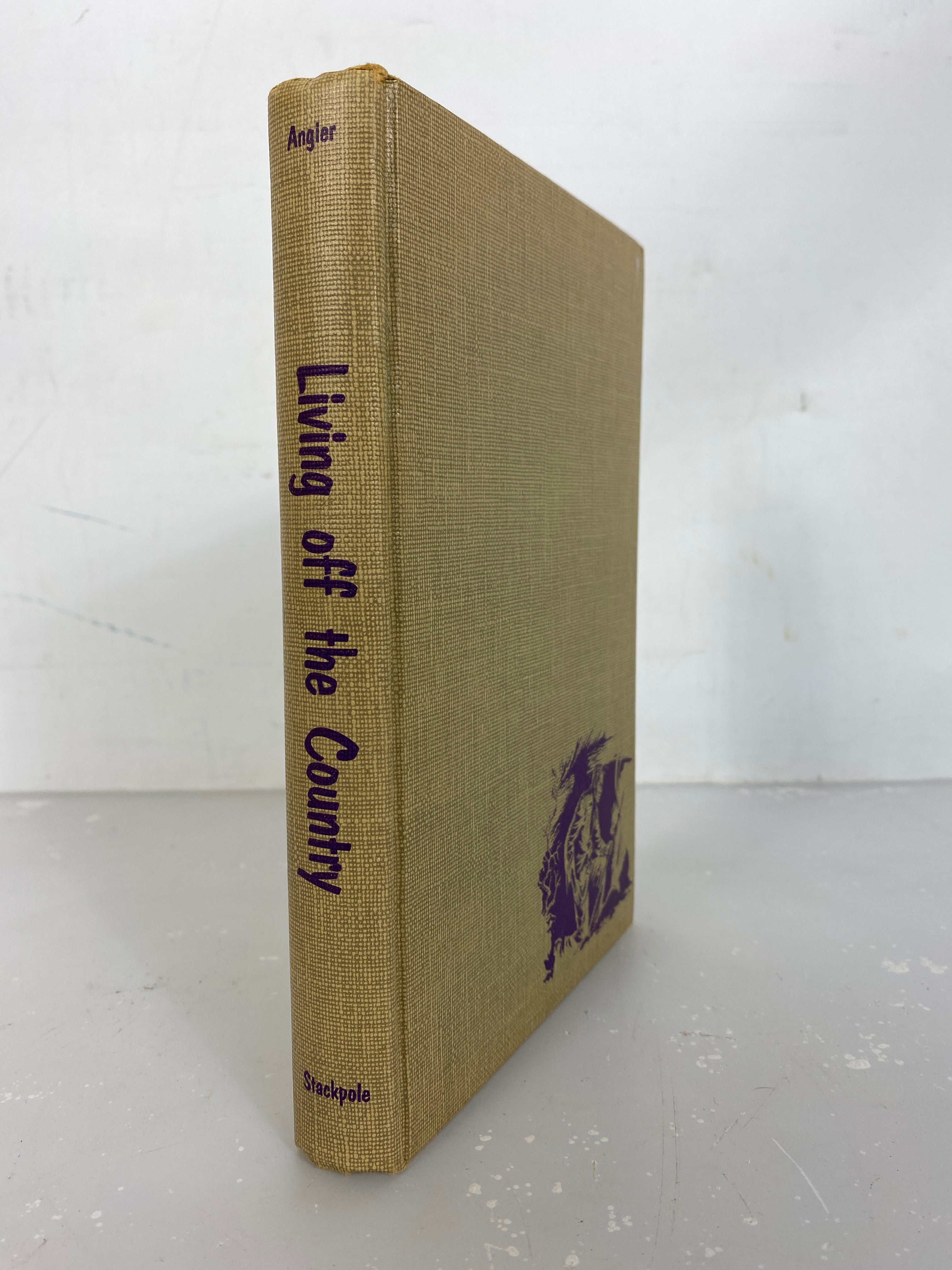Living off the Country How to Stay Alive in the Woods by Bradford Angier 1959 HC