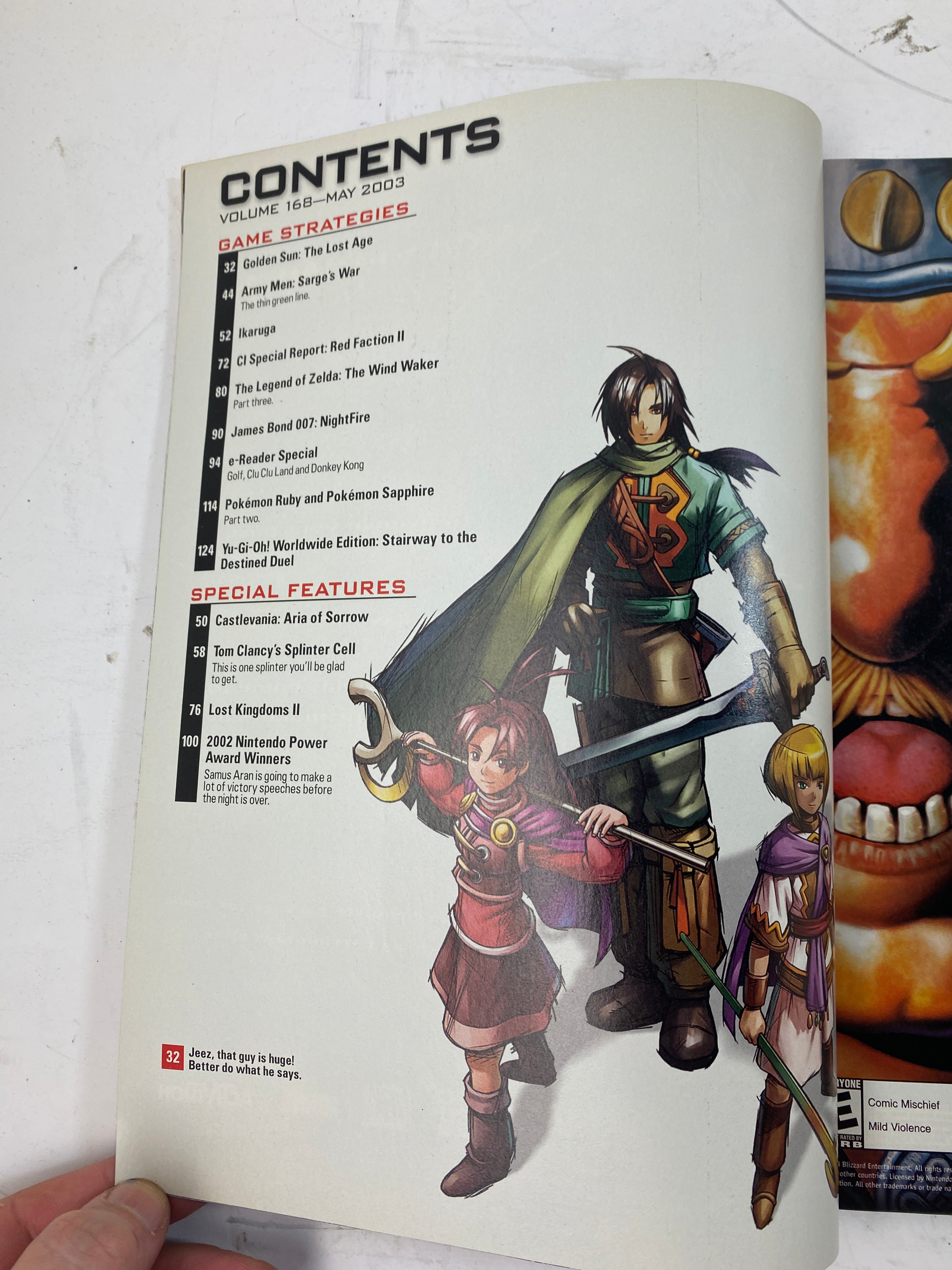 Nintendo Power Magazine Vol 168 May 2003 w/  poster
