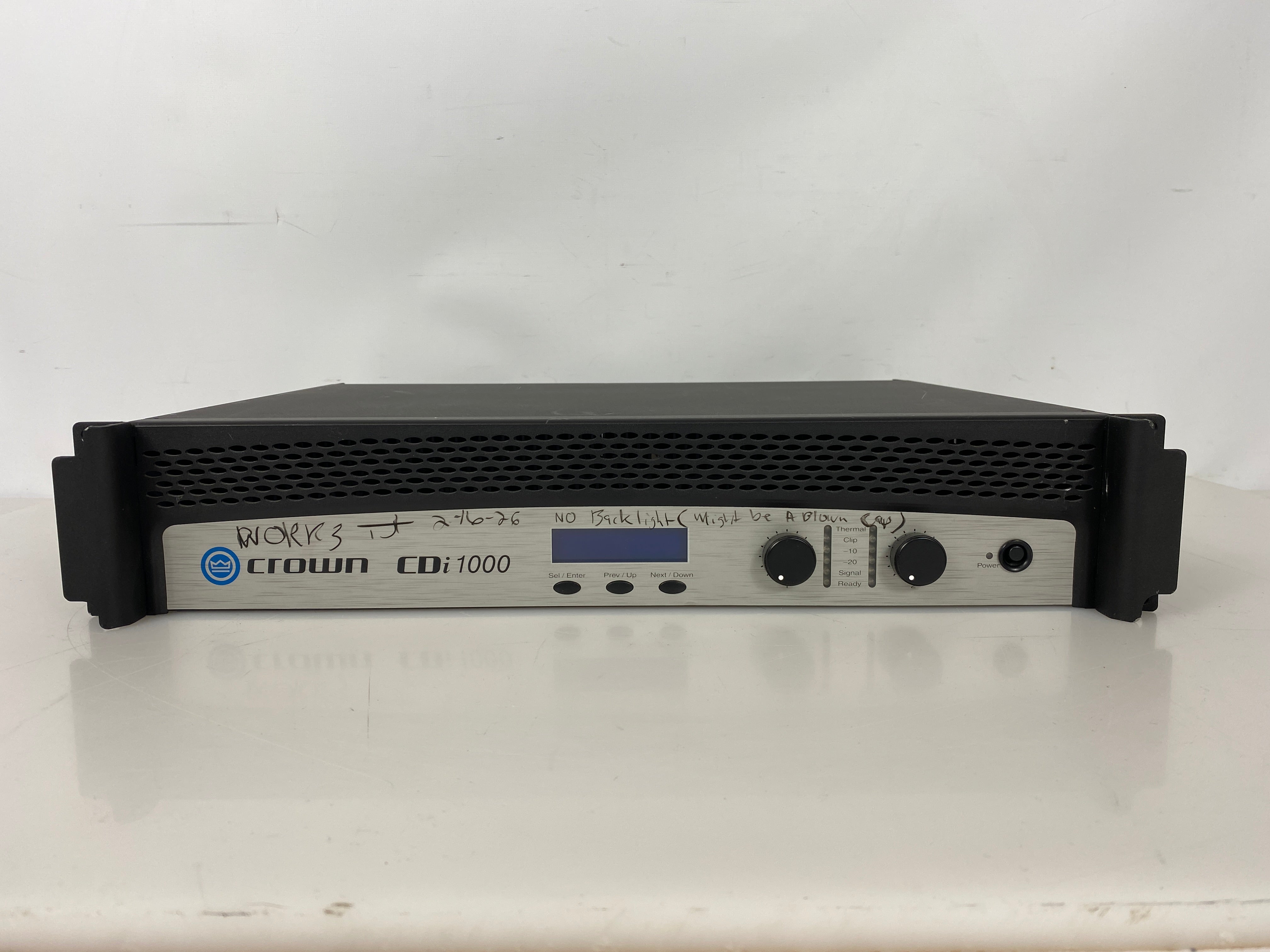 Crown CDi 1000 2-Channel Power Amplifier