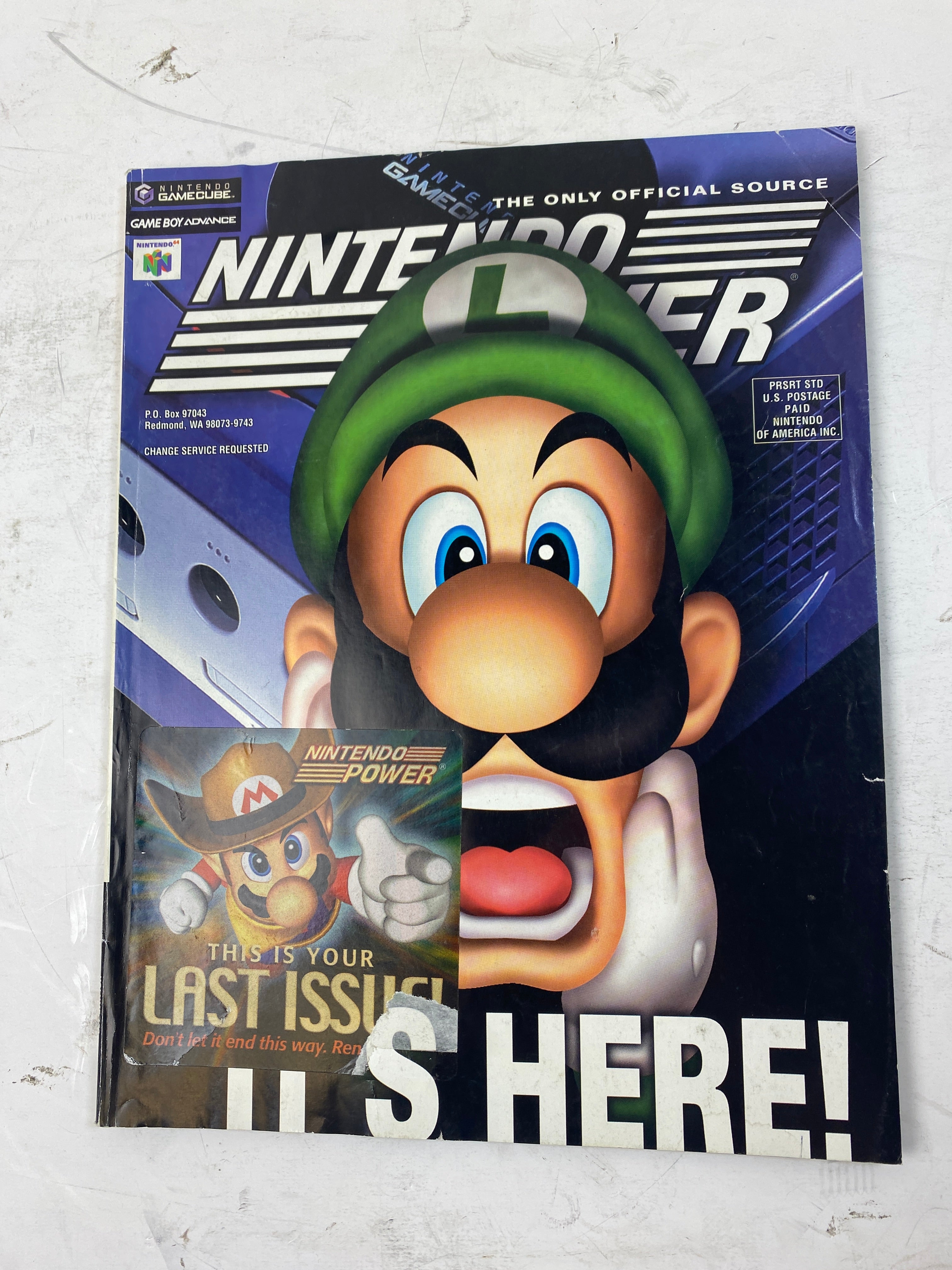 Nintendo Power Magazine Vol 150 November 2001 w/  poster
