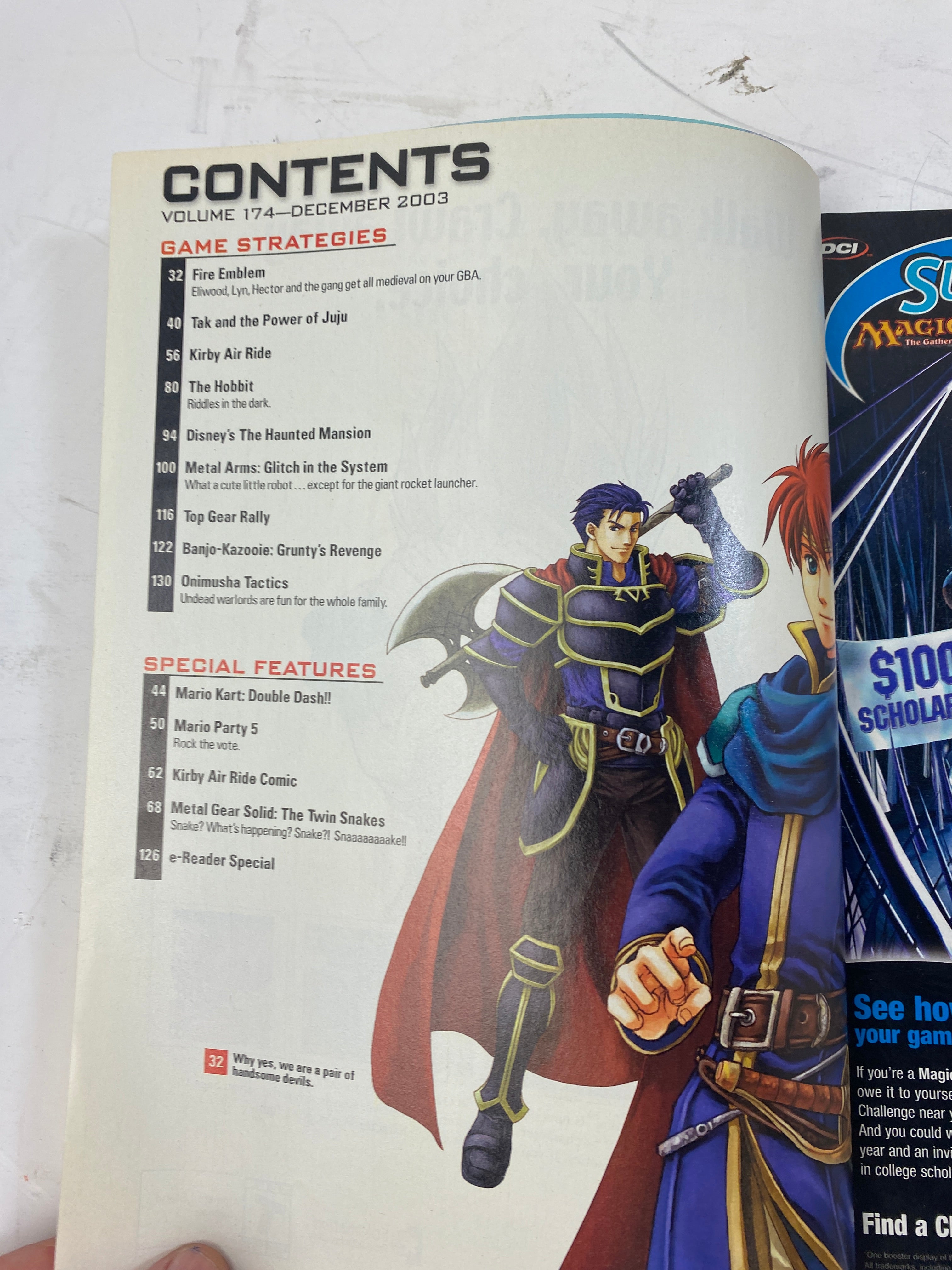 Nintendo Power Magazine Vol 174 December 2003  w/  poster