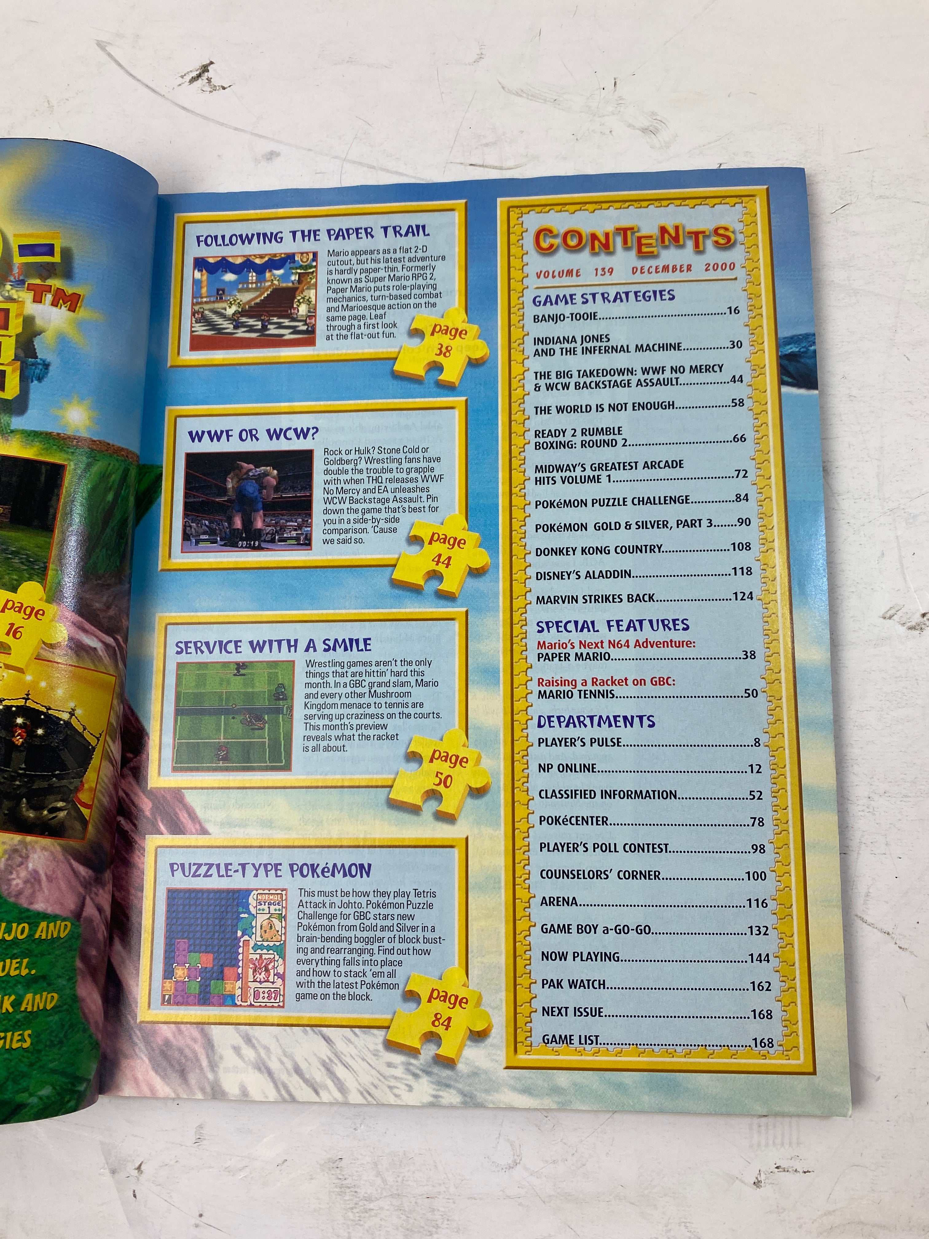 Nintendo Power Magazine Vol 139 December 2000  w/  poster