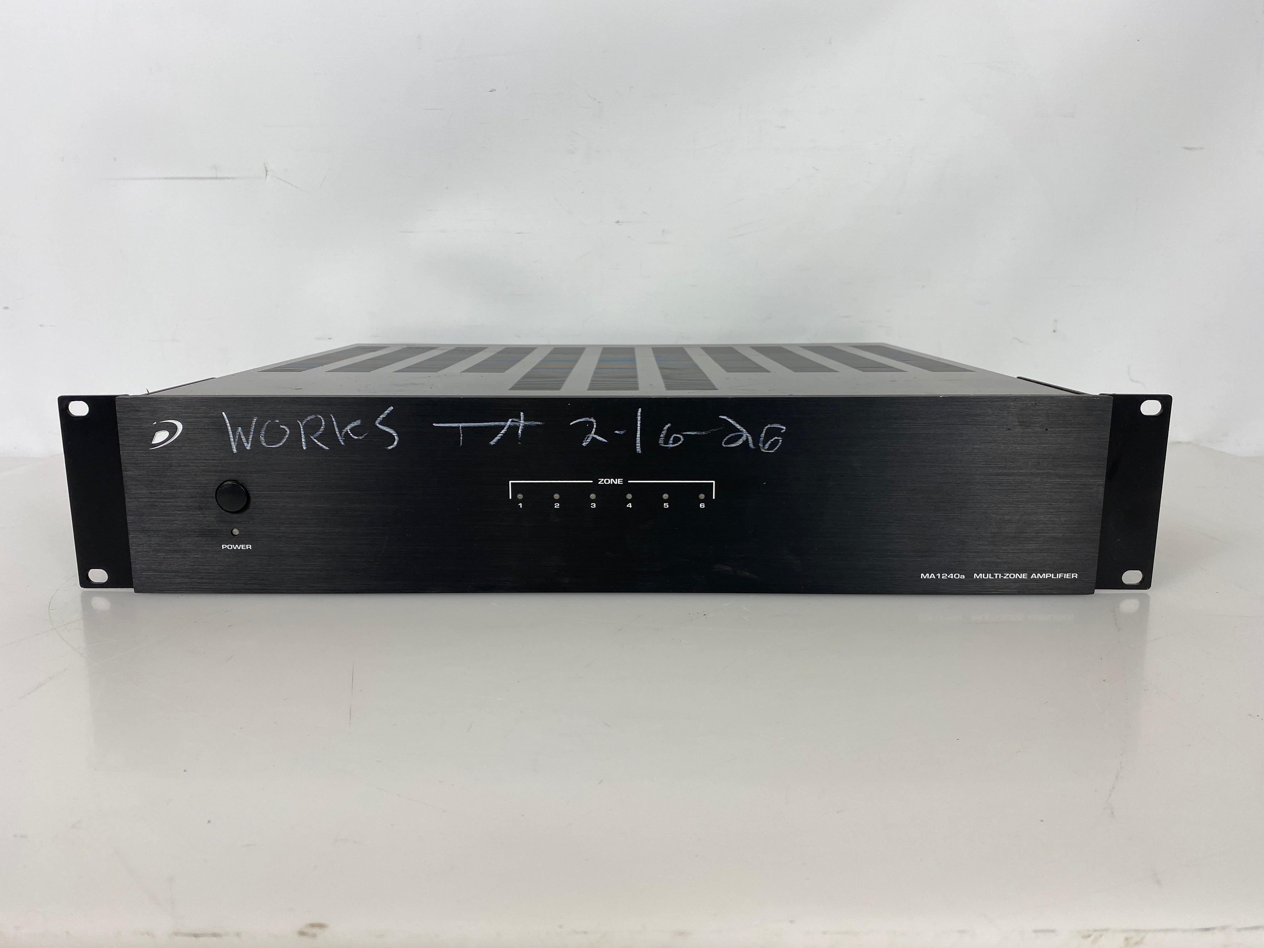 Dayton Audio MA-1240a Multi-Zone 12 Channel Amplifier