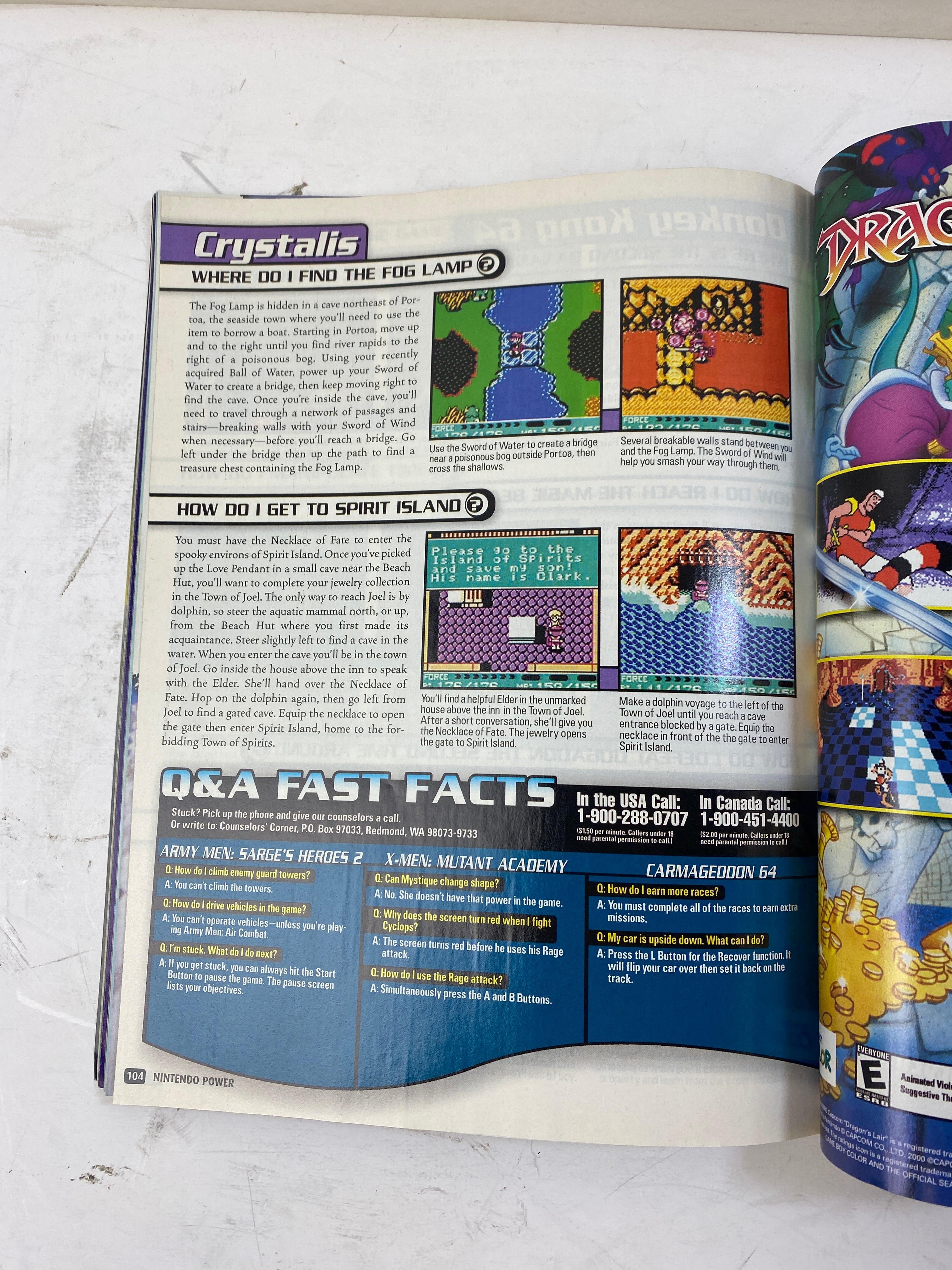 Nintendo Power Magazine Vol 139 December 2000  w/  poster
