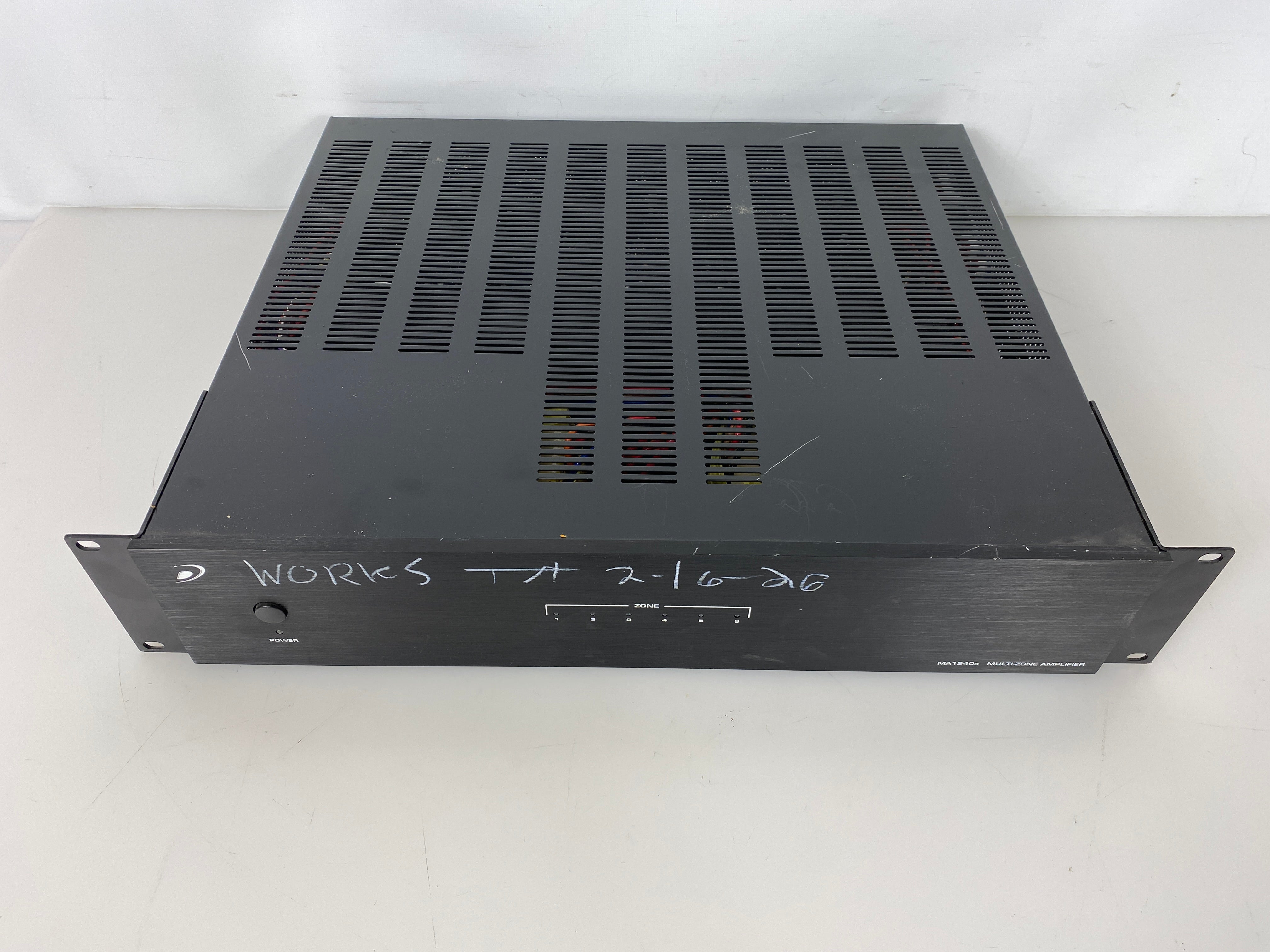 Dayton Audio MA-1240a Multi-Zone 12 Channel Amplifier