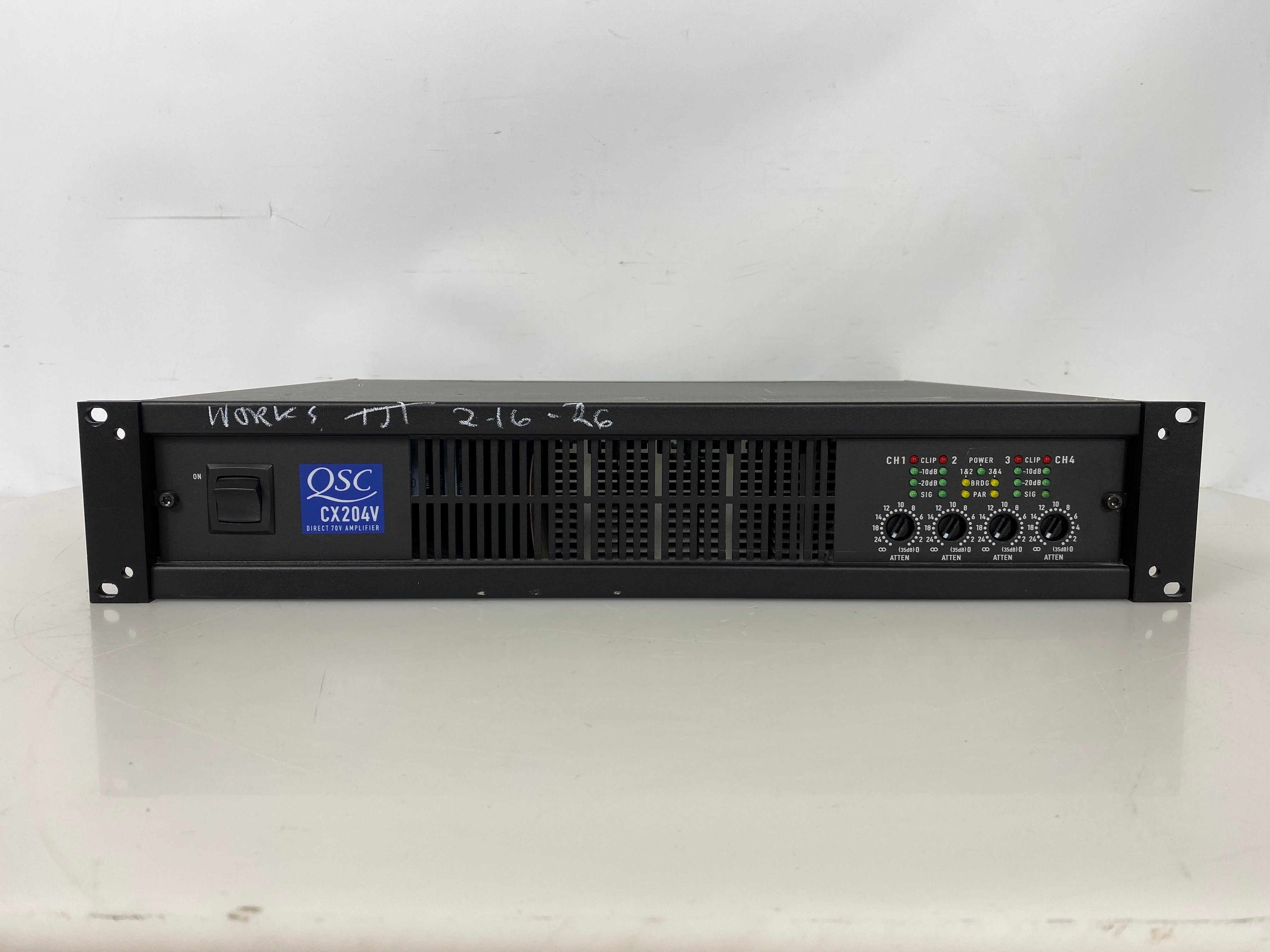 QSC CX204V 4 Channel Power Amplifier