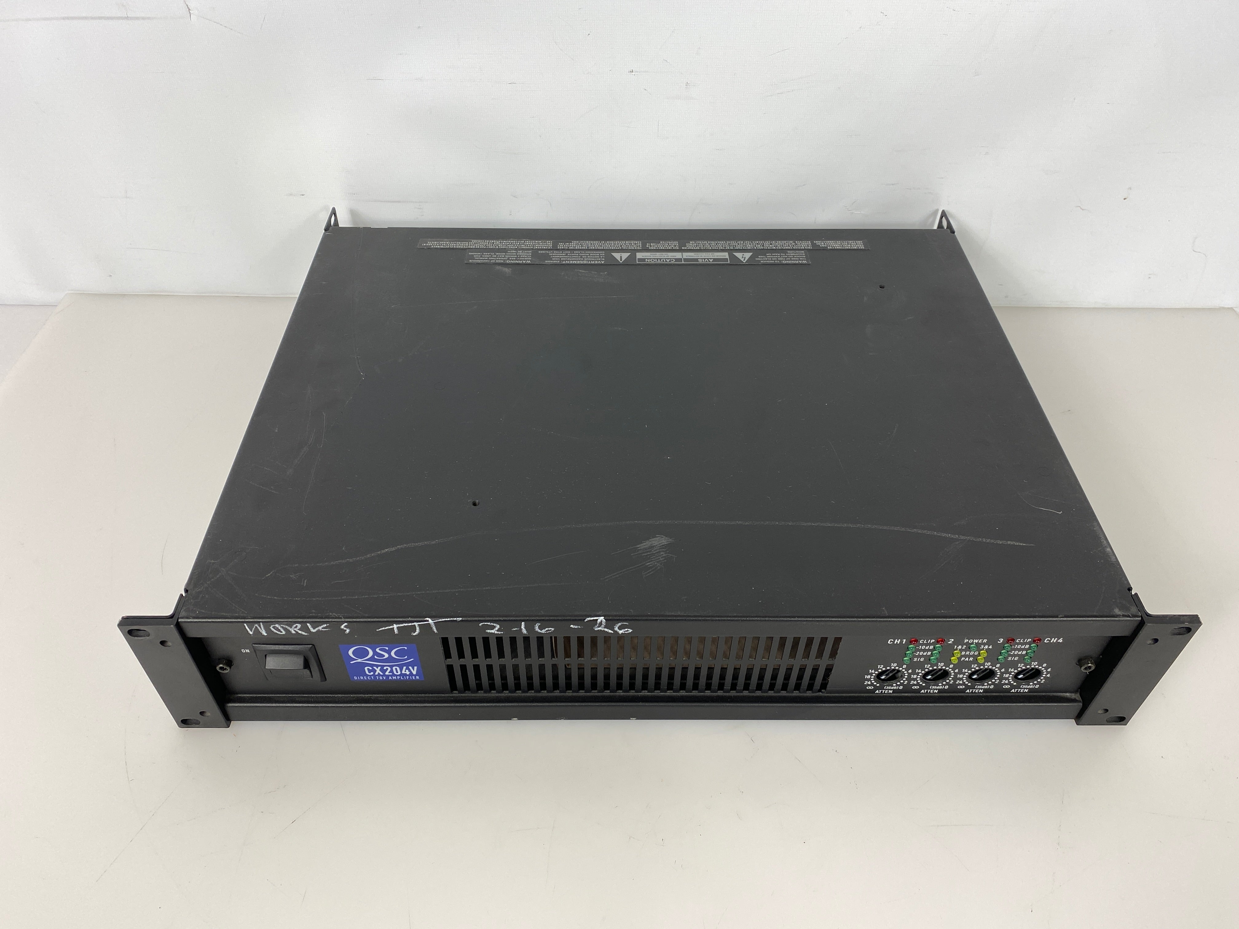 QSC CX204V 4 Channel Power Amplifier