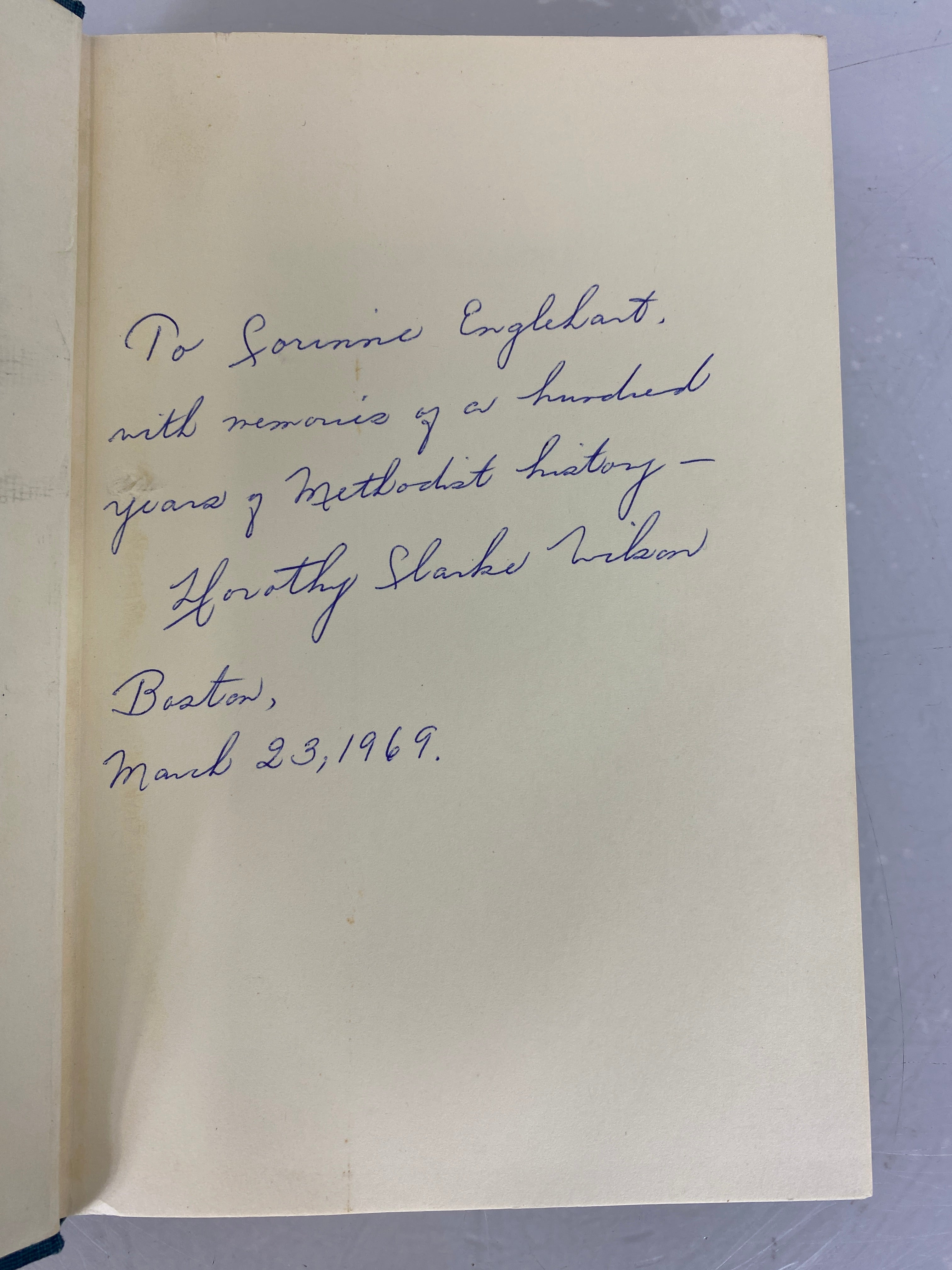 Signed First Edition Palace of Healing by Dorothy Clarke Wilson (1968) HC