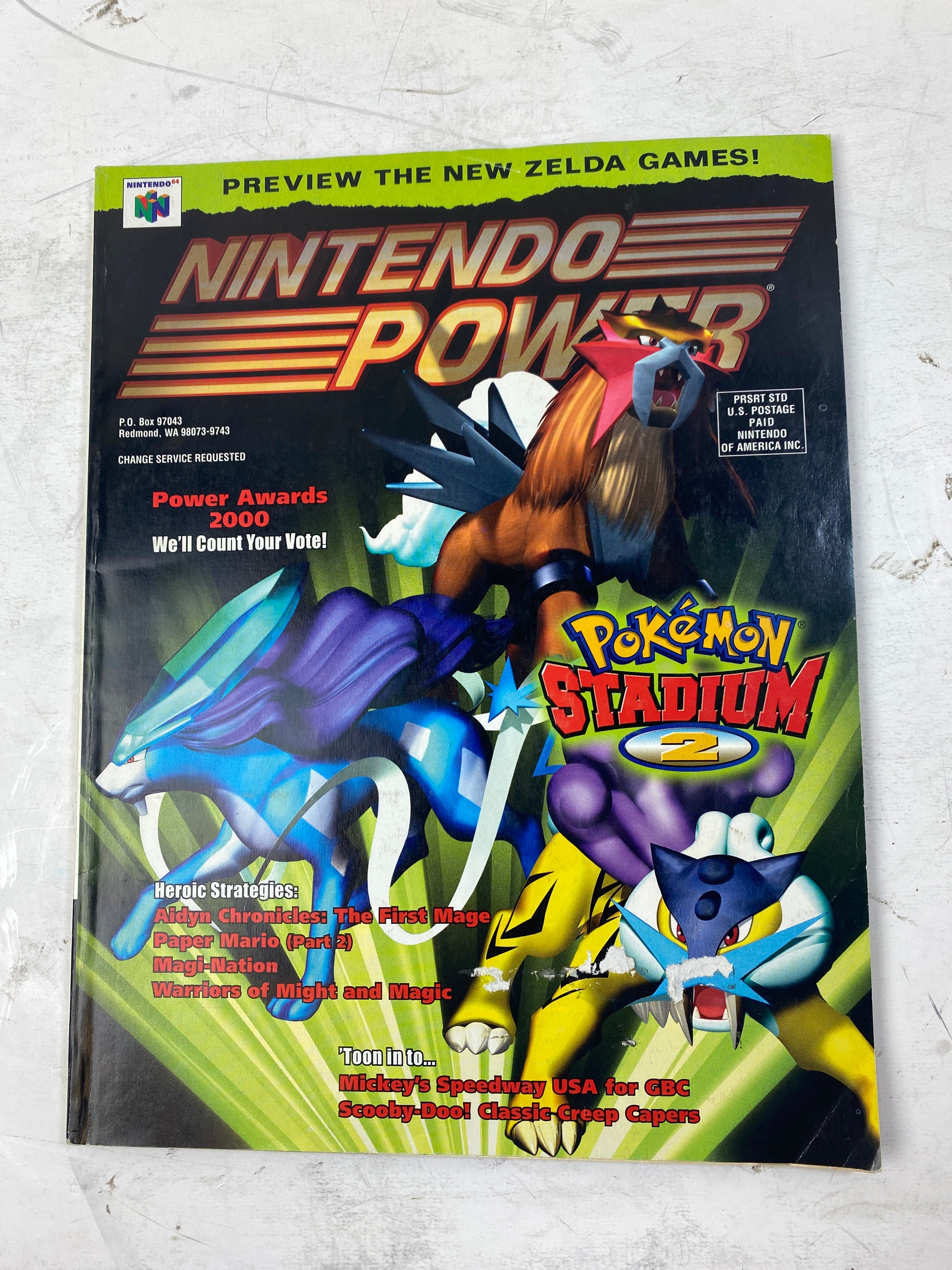Nintendo Power Magazine Vol 142 March 2001  w/  poster