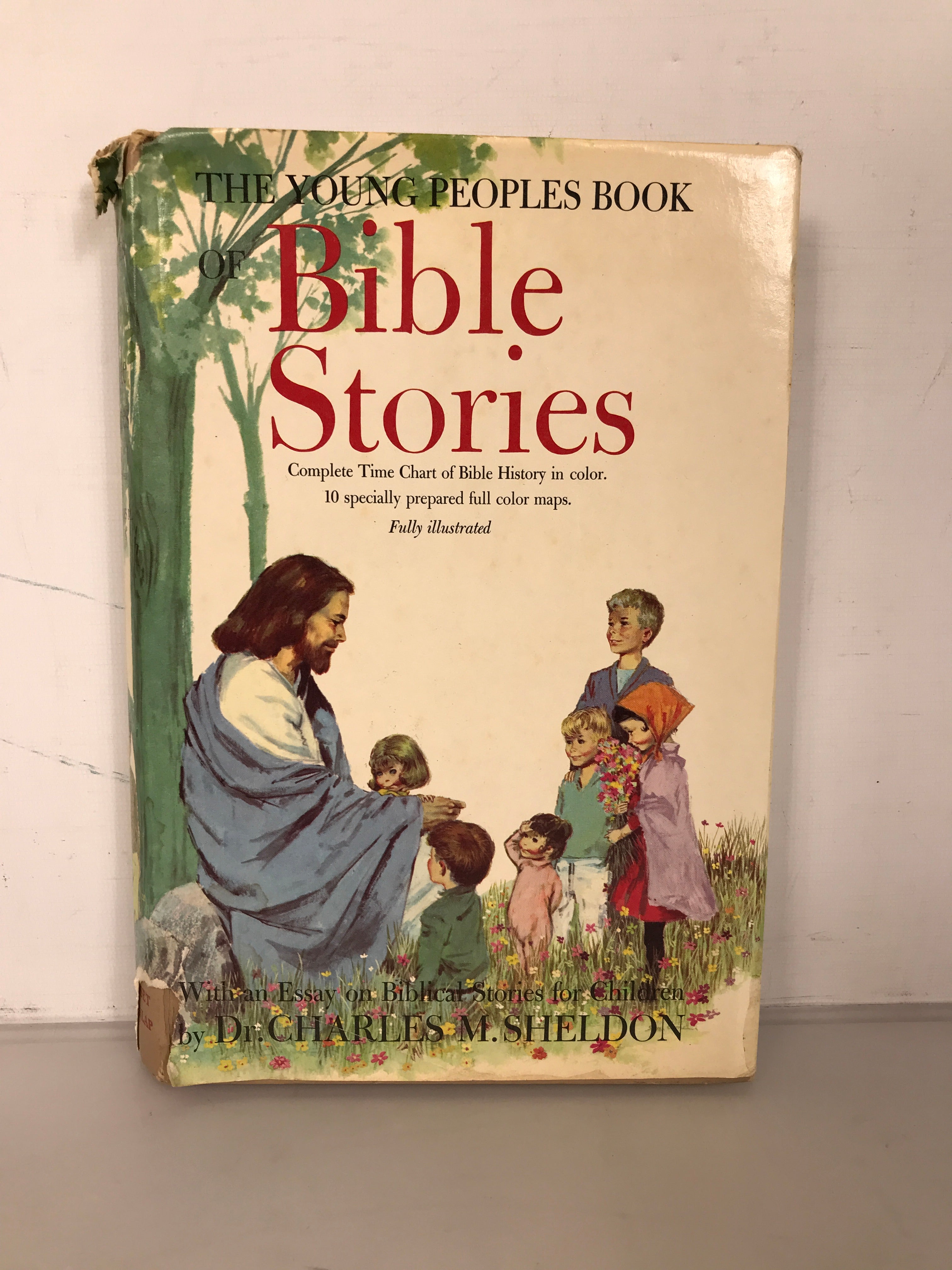 The Young Peoples Book of Bible Stories (1963) Grosset & Dunlap HC DJ Richly Illustrated