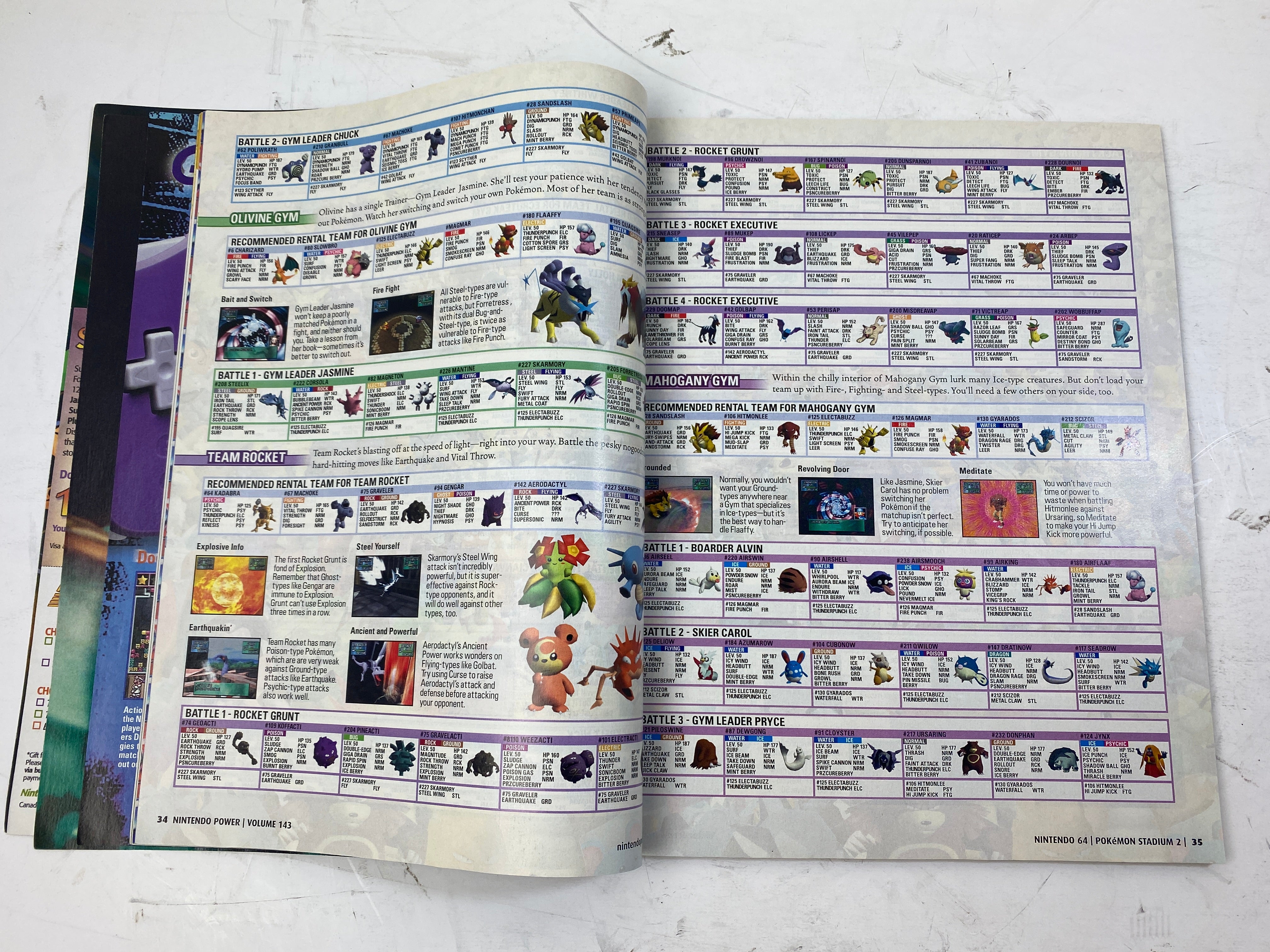 Nintendo Power Magazine Vol 143 April 2001  w/  poster