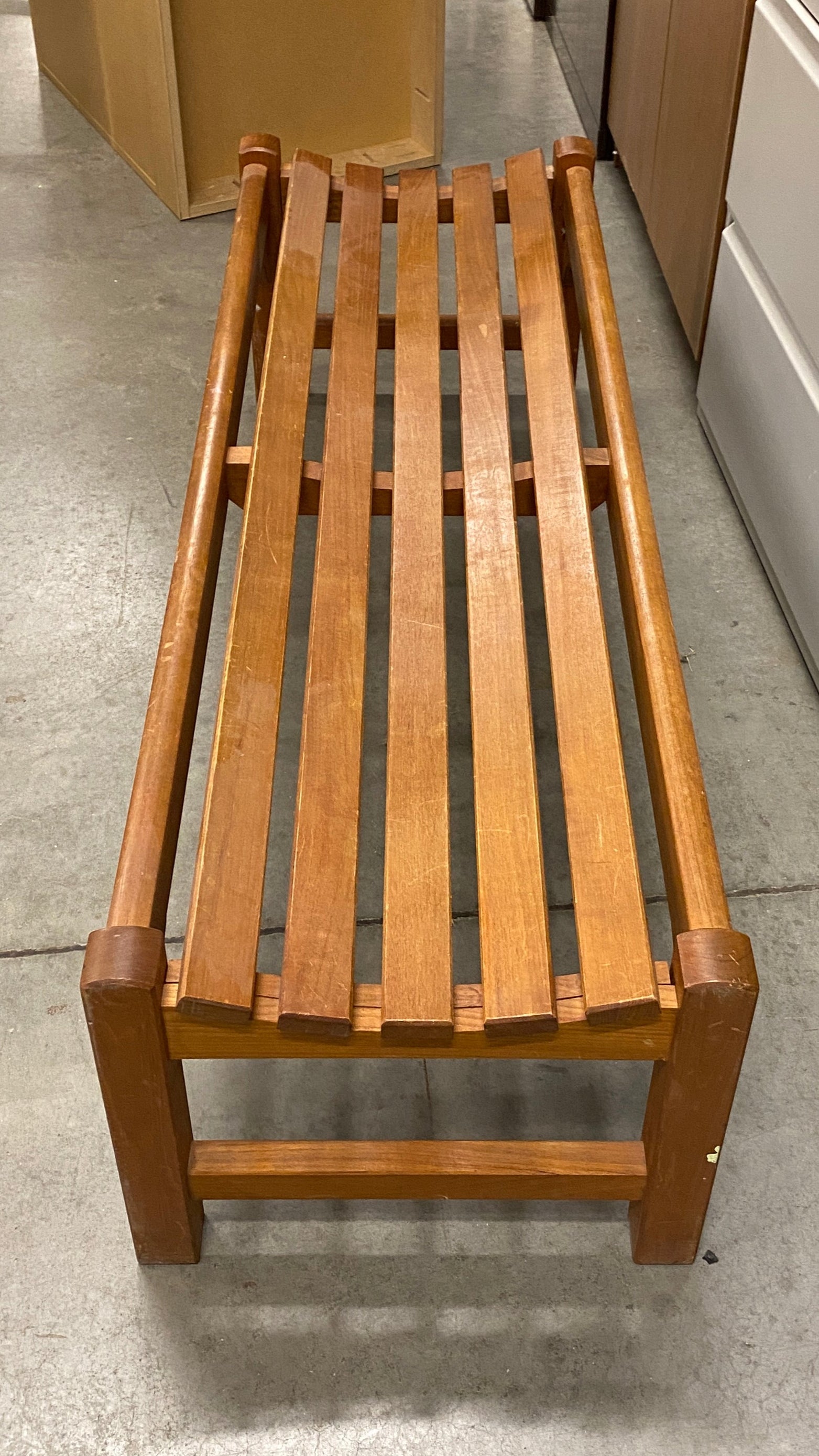 Smith & Hawken Wood Backless Bench