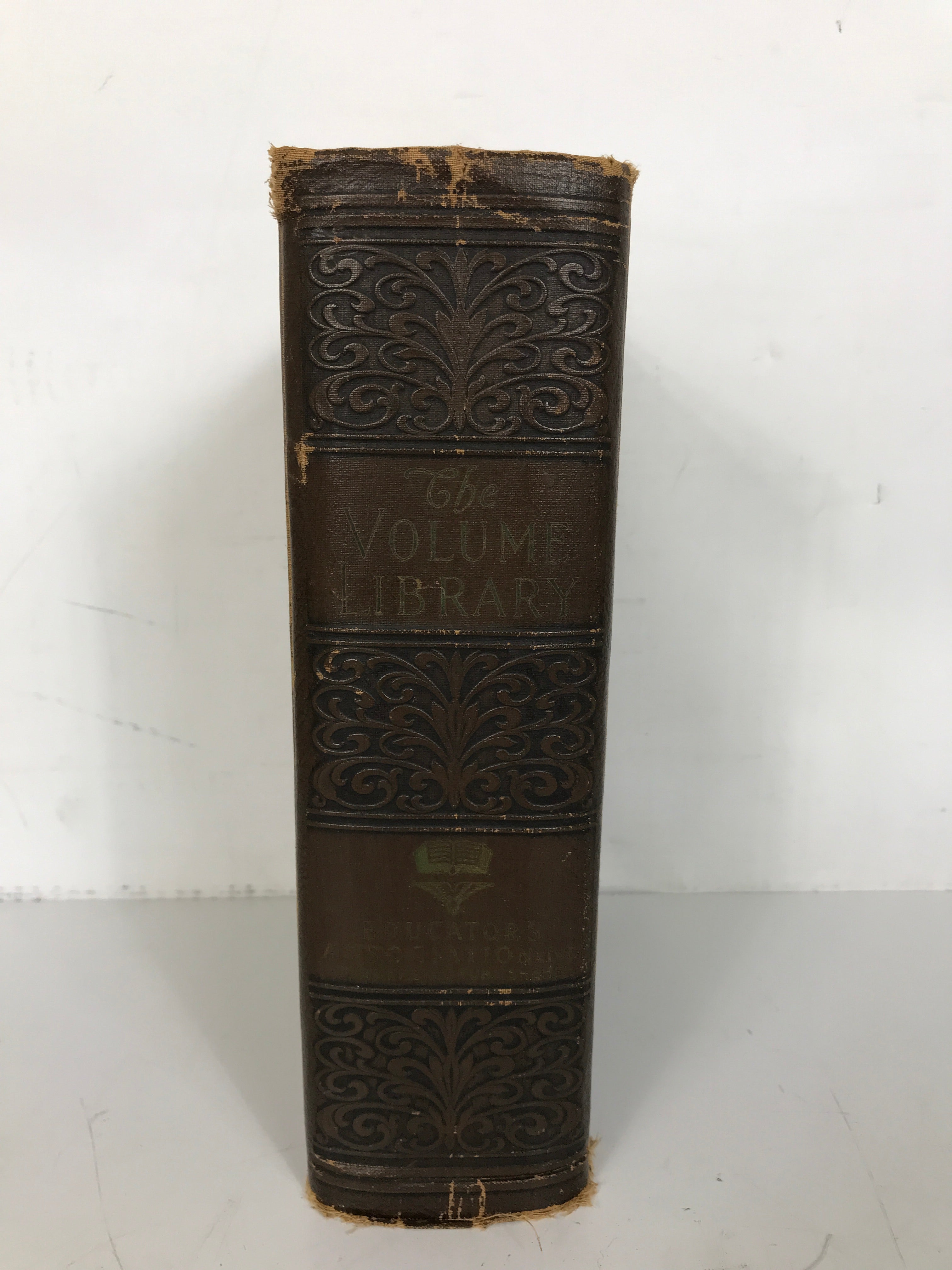 The Volume Library 1950 Edition Educators Association Faux Leather SC