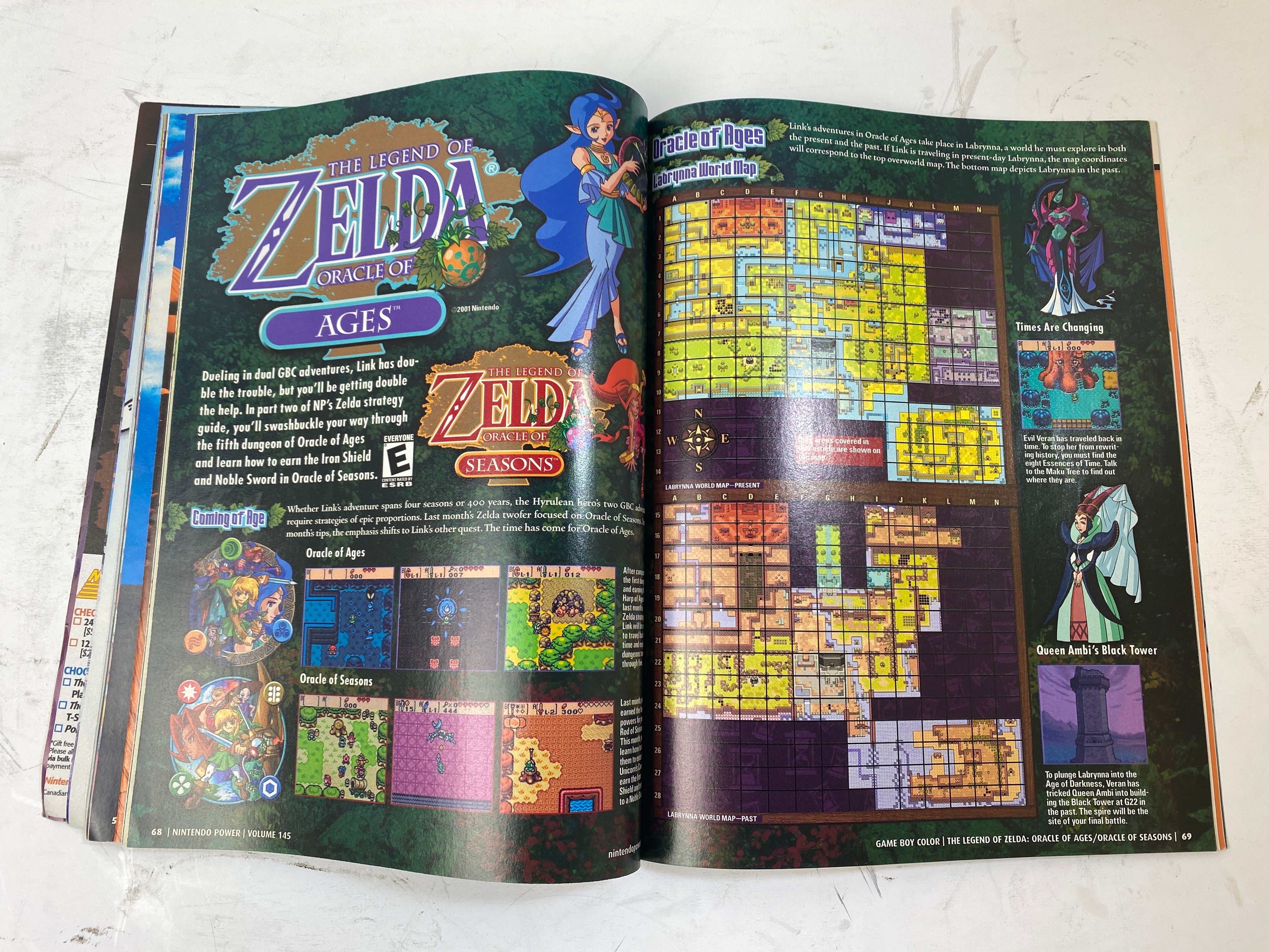 Nintendo Power Magazine Vol 145 June 2001  w/  poster