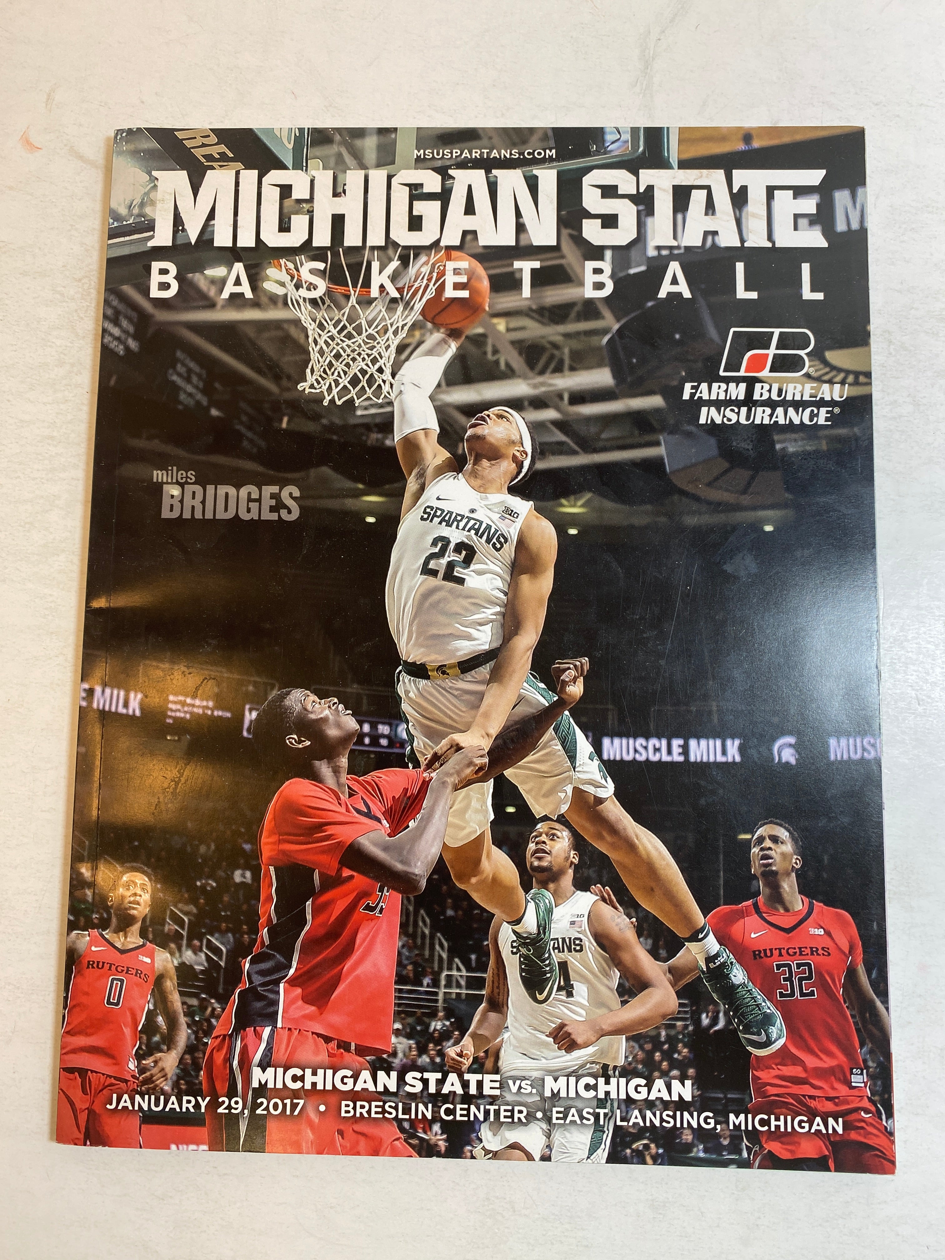 2017 Michigan State vs Michigan Basketball Program