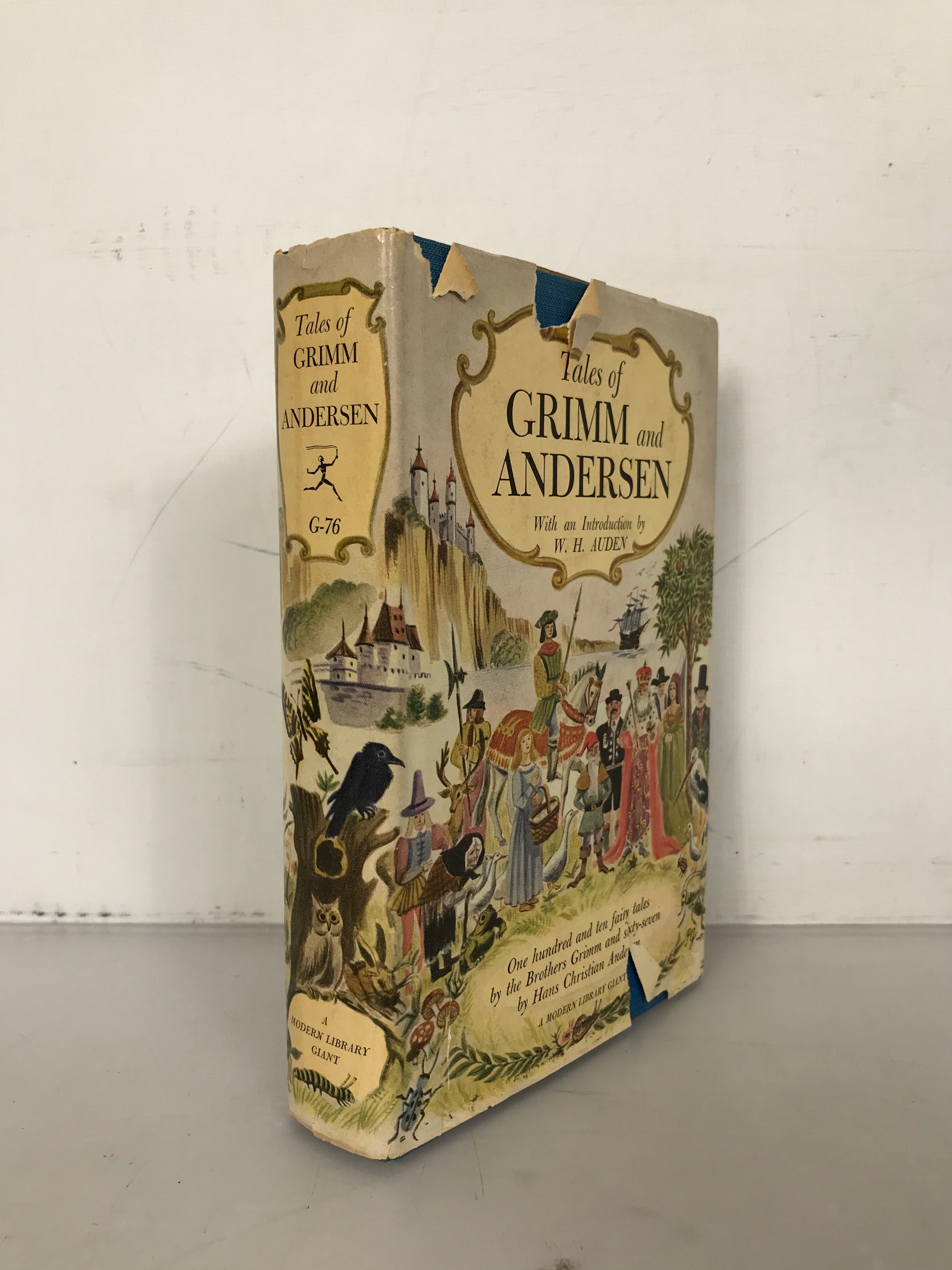 Vintage Tales of Grimm and Andersen (1952) HC DJ  Introduction by W.H. Auden
