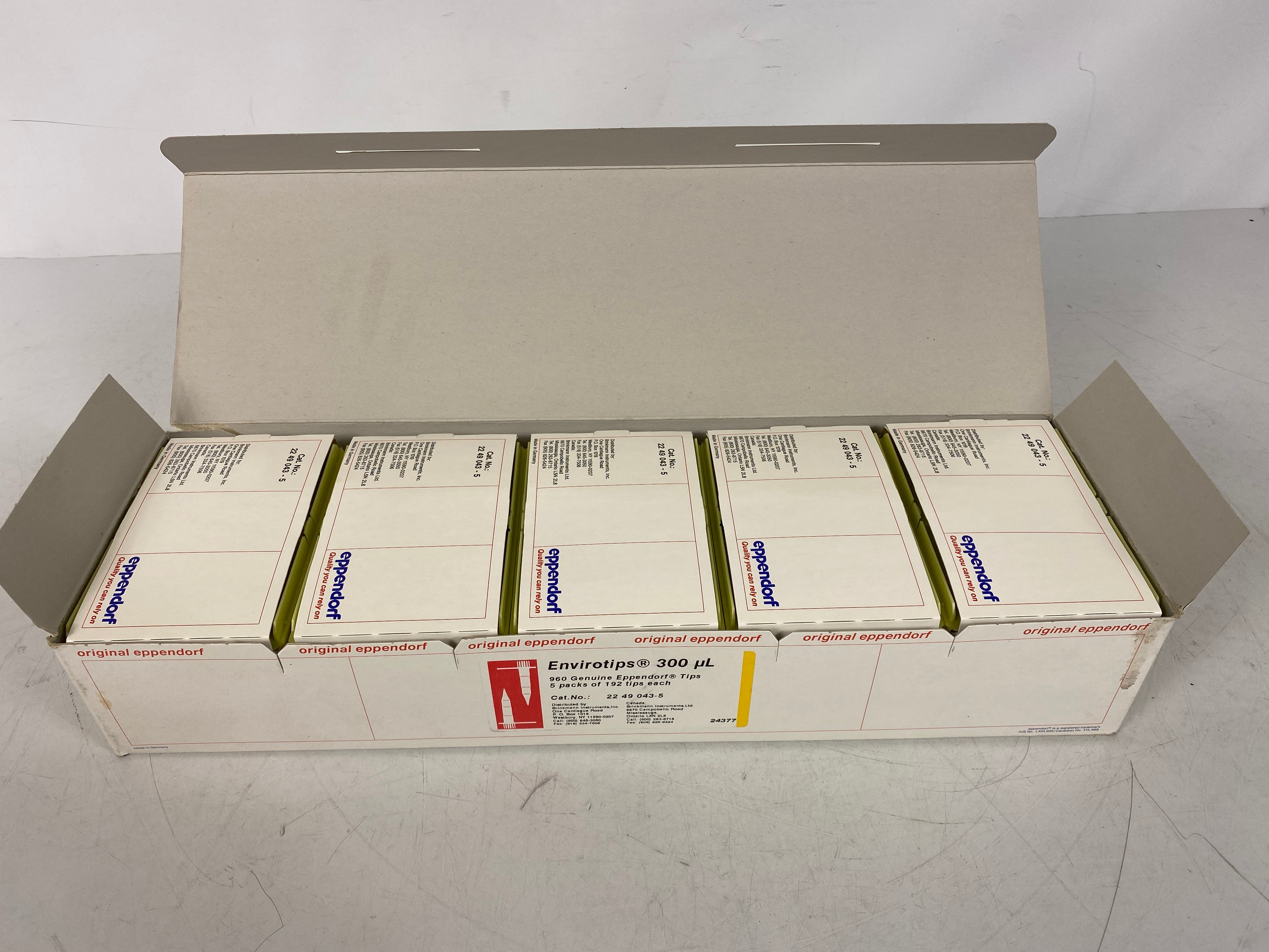 Eppendorf Envirotops 300 μl Pipette Tips 960 ct