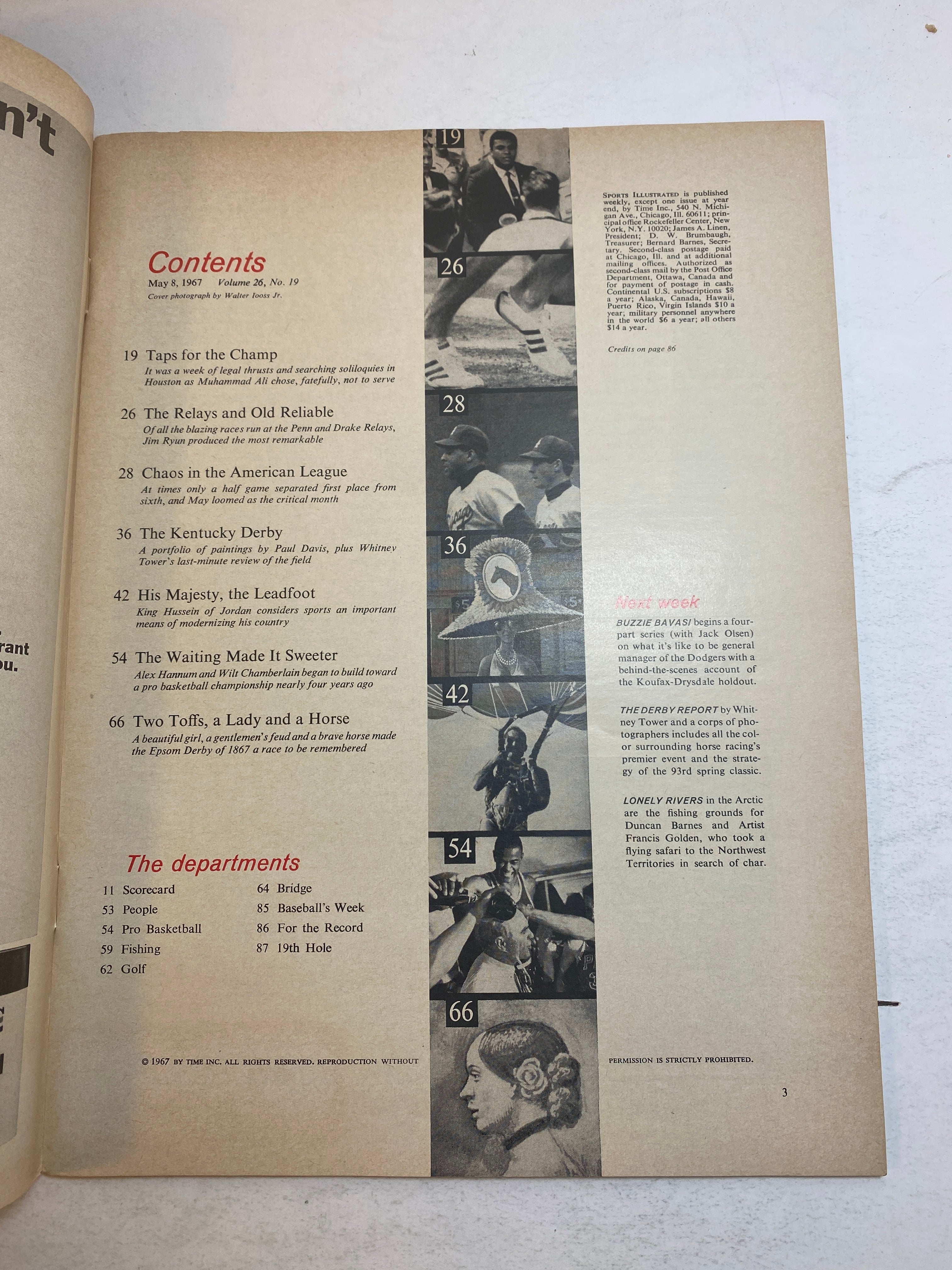 Sports Illustrated May 8 1967 Mickey Mantle Ken Berry Yankees White Sox