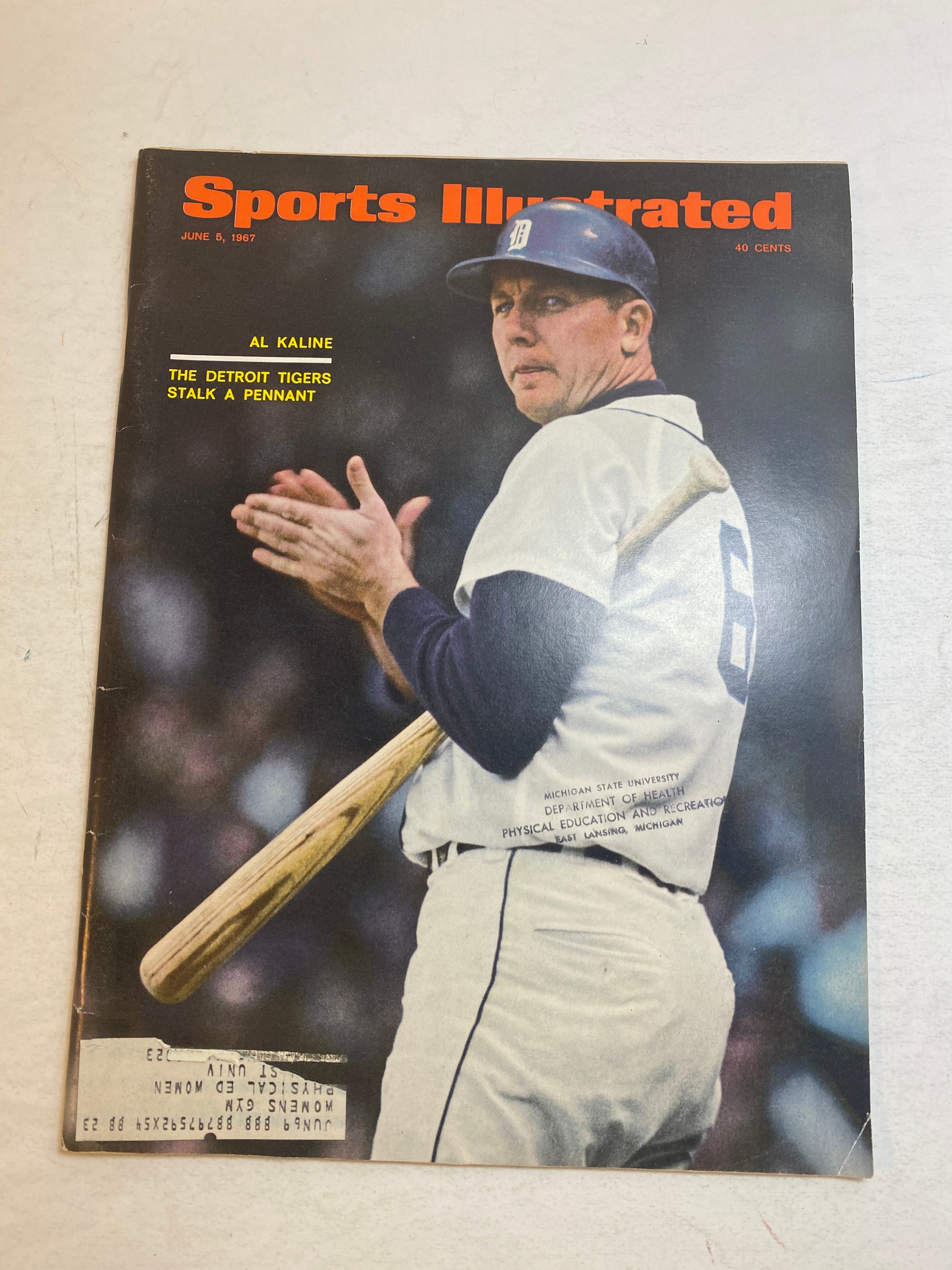 Sports Illustrated June 5, 1967 Al Kaline Detroit Tigers