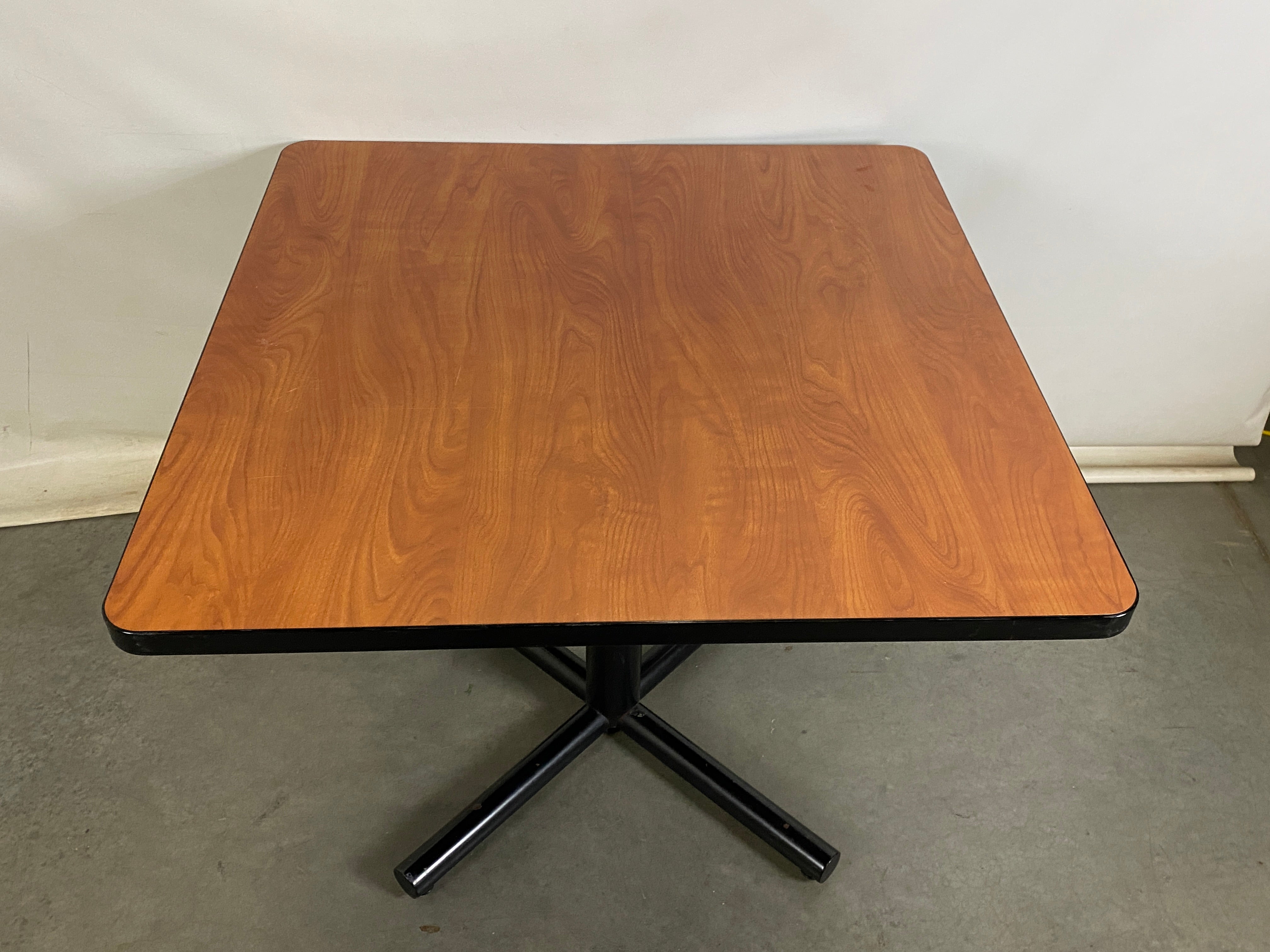 Versteel Square Woodgrain Laminate Table