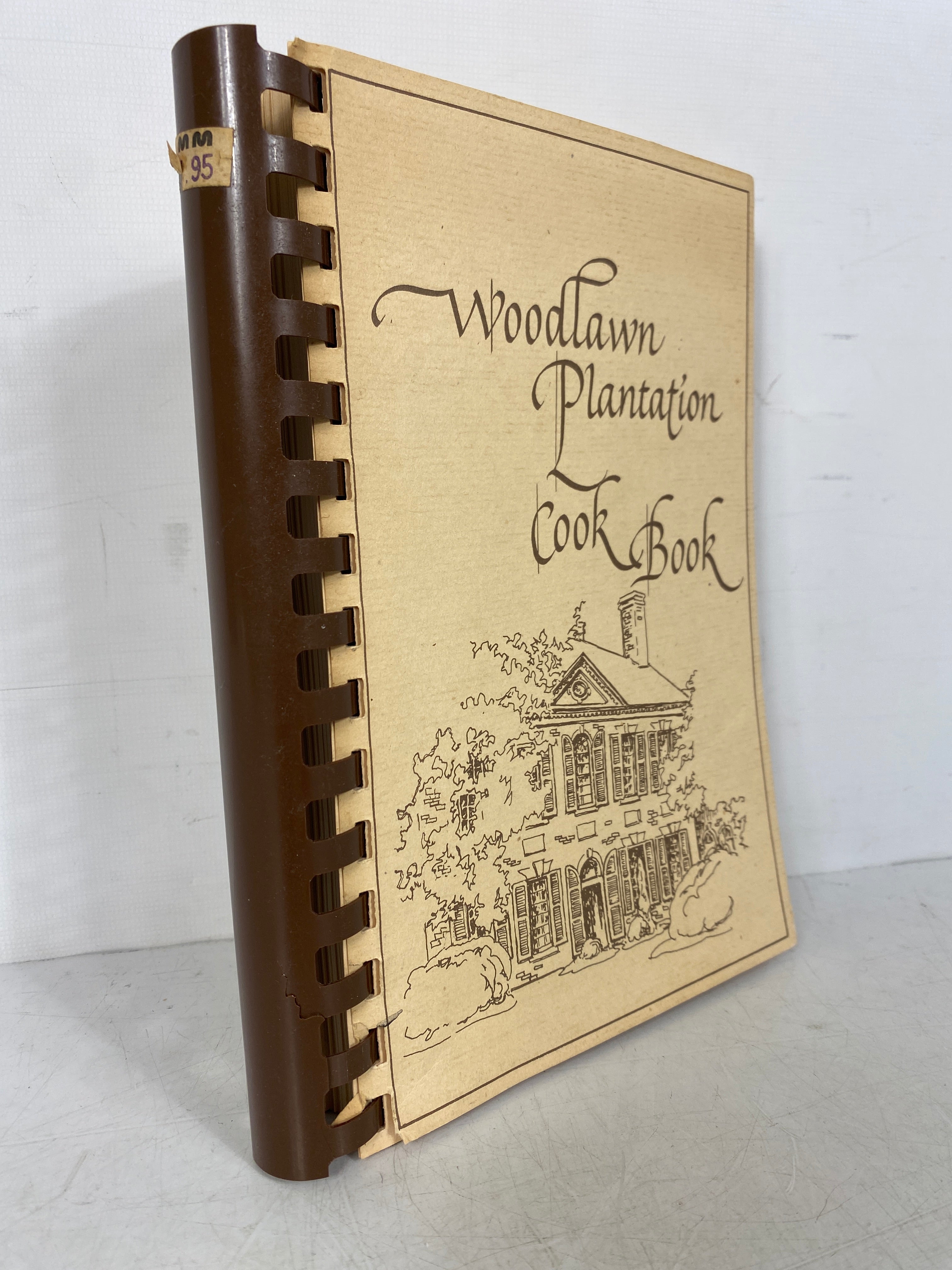 Woodlawn Plantation Cook Book (Virginia) 1980 2nd Printing Spiral Bound SC