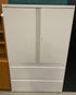 HON Grey 2 Door 2 Lateral Drawer File Cabinet