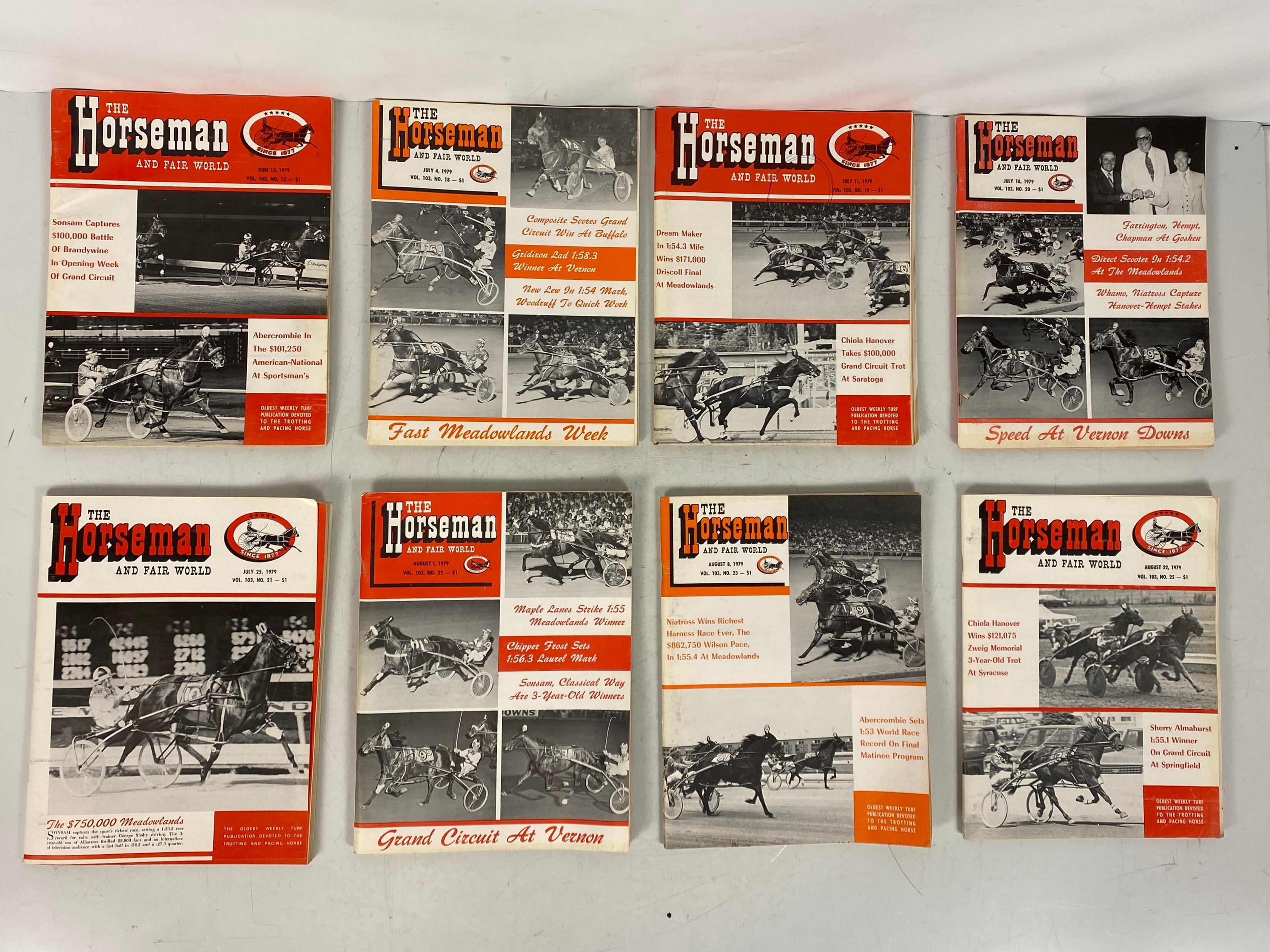 Lot of 19 The Horseman and Fair Magazines (June-December 1979)