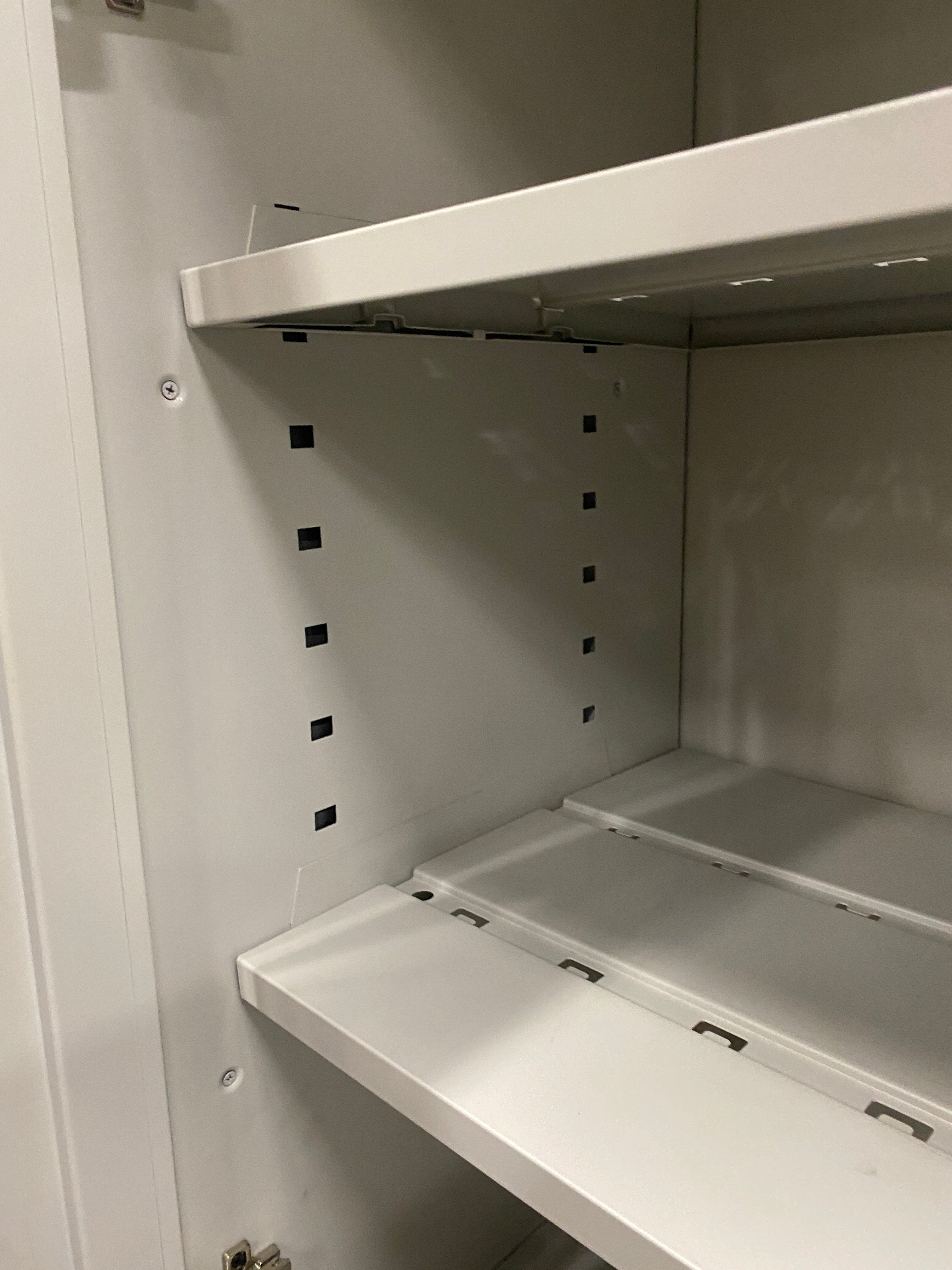 HON Grey 2 Door 2 Lateral Drawer File Cabinet