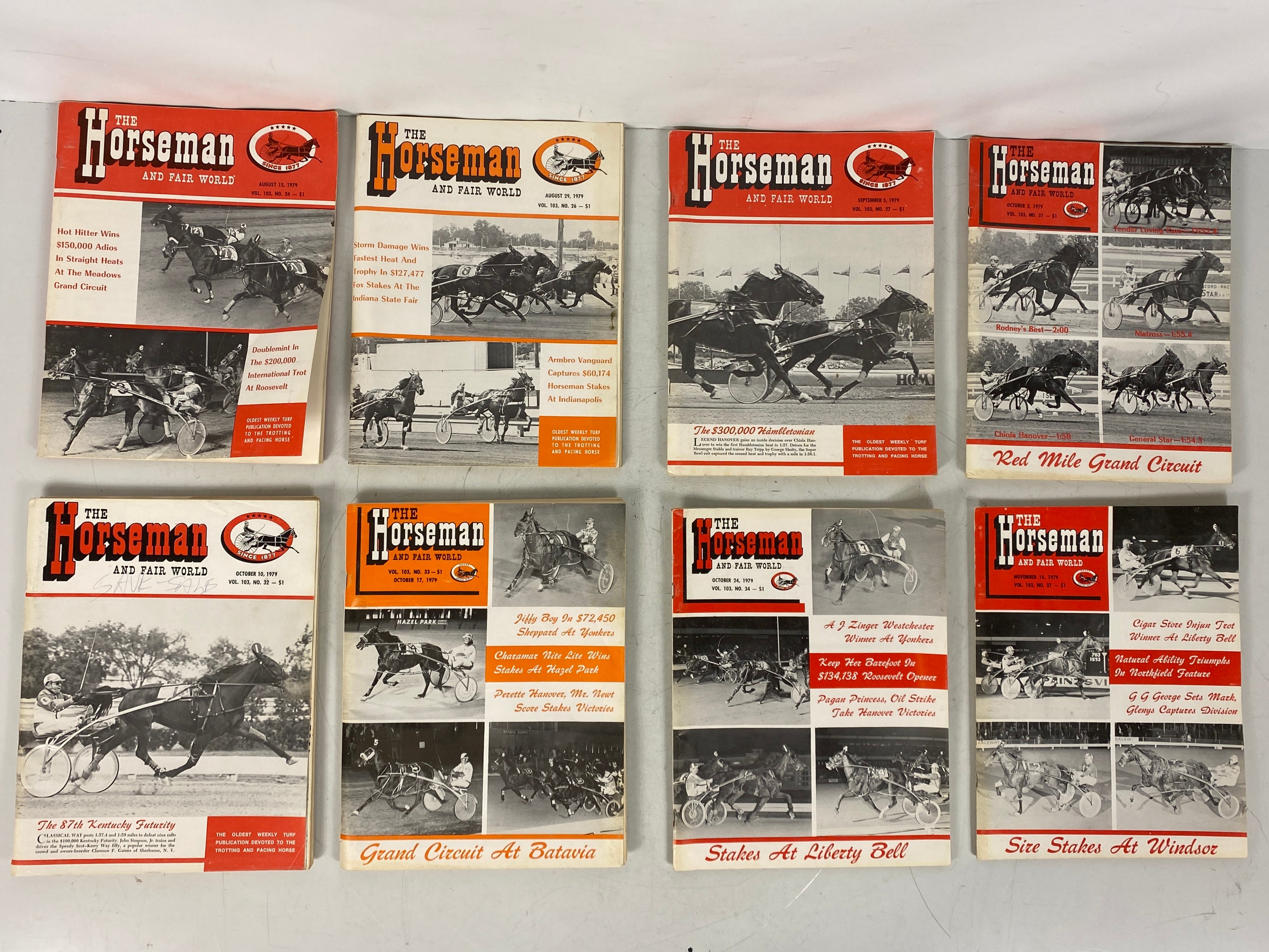Lot of 19 The Horseman and Fair Magazines (June-December 1979)