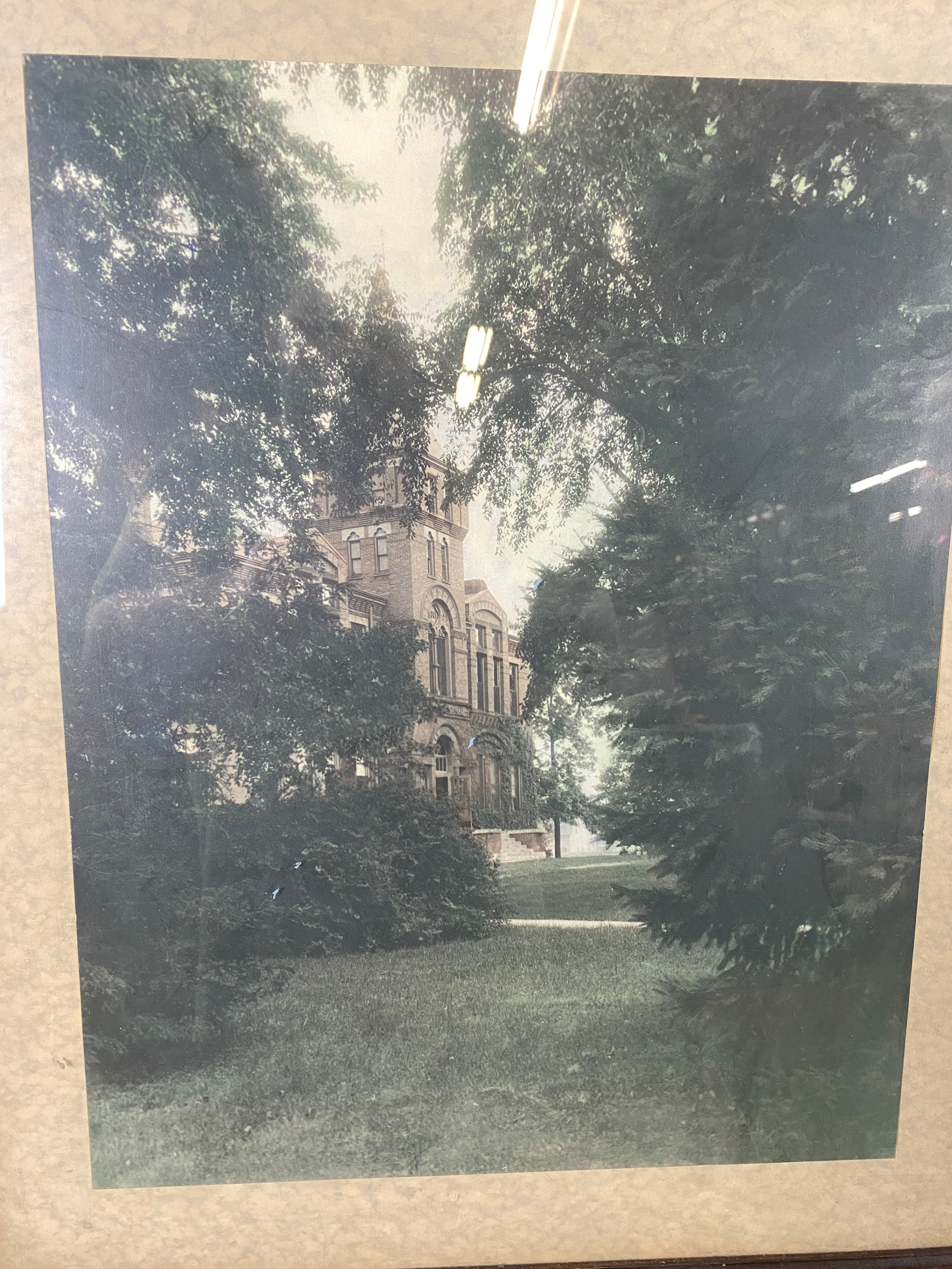 Framed Picture of Linton Hall