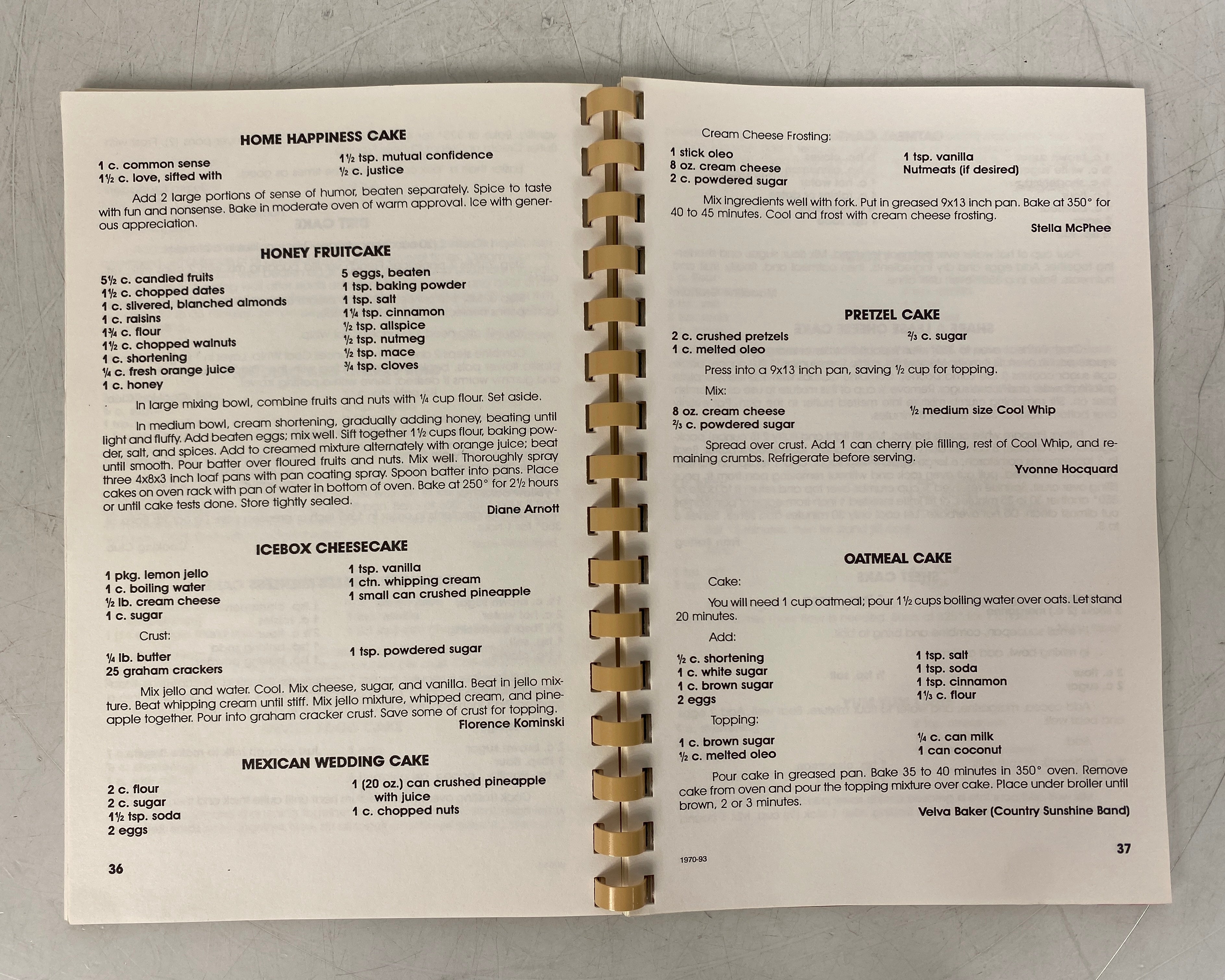 2 Michigan Cookbooks: University Lutheran Church/Grandvue Medical Care Facility