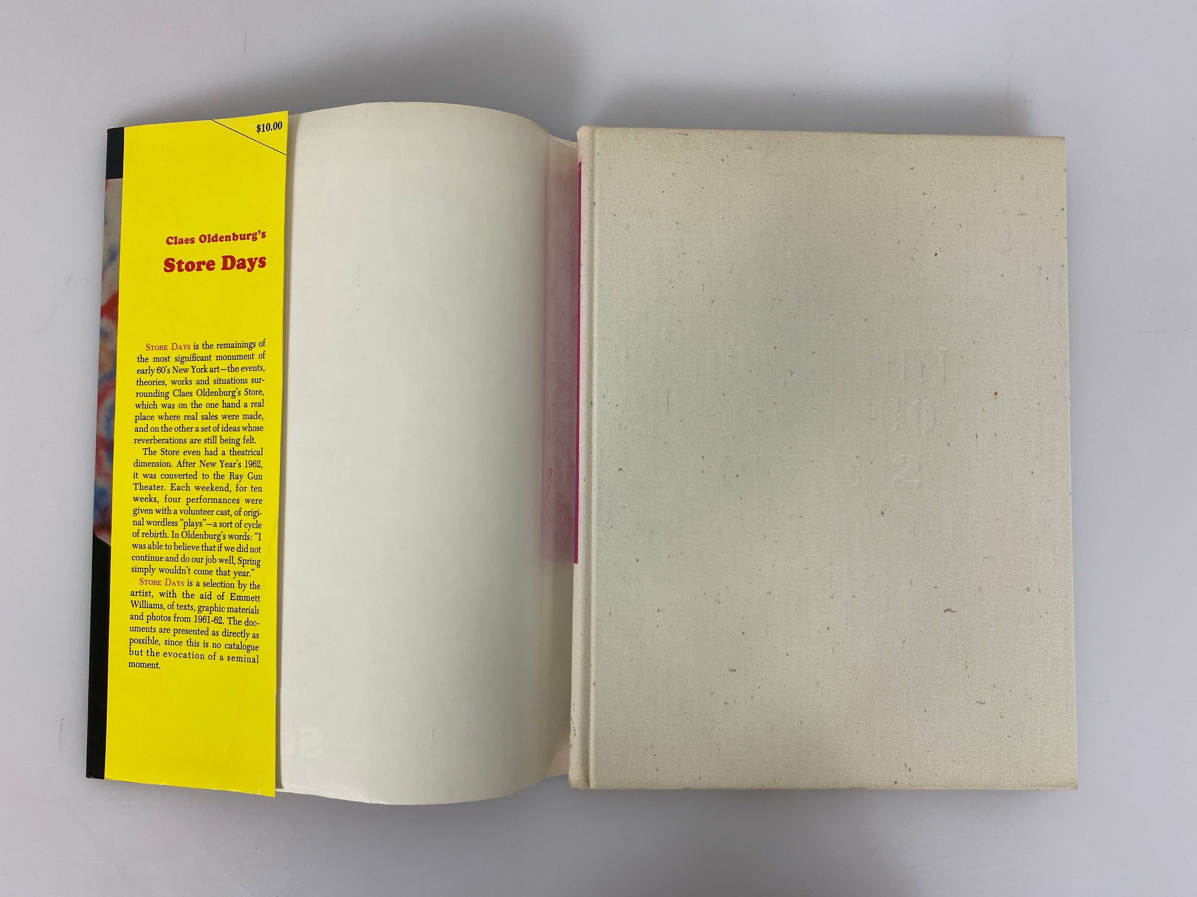 Claes Oldenburg's Store Days 1967 The Store/Ray Gun Theatre w Card HC DJ