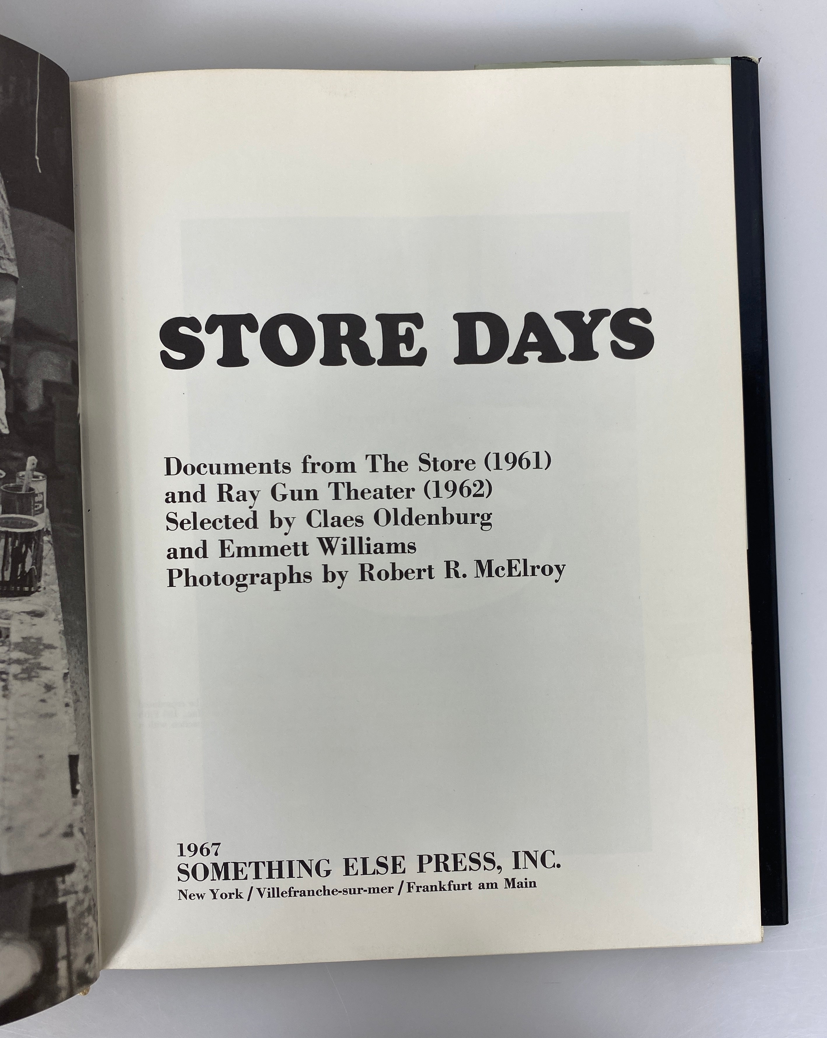 Claes Oldenburg's Store Days 1967 The Store/Ray Gun Theatre w Card HC DJ