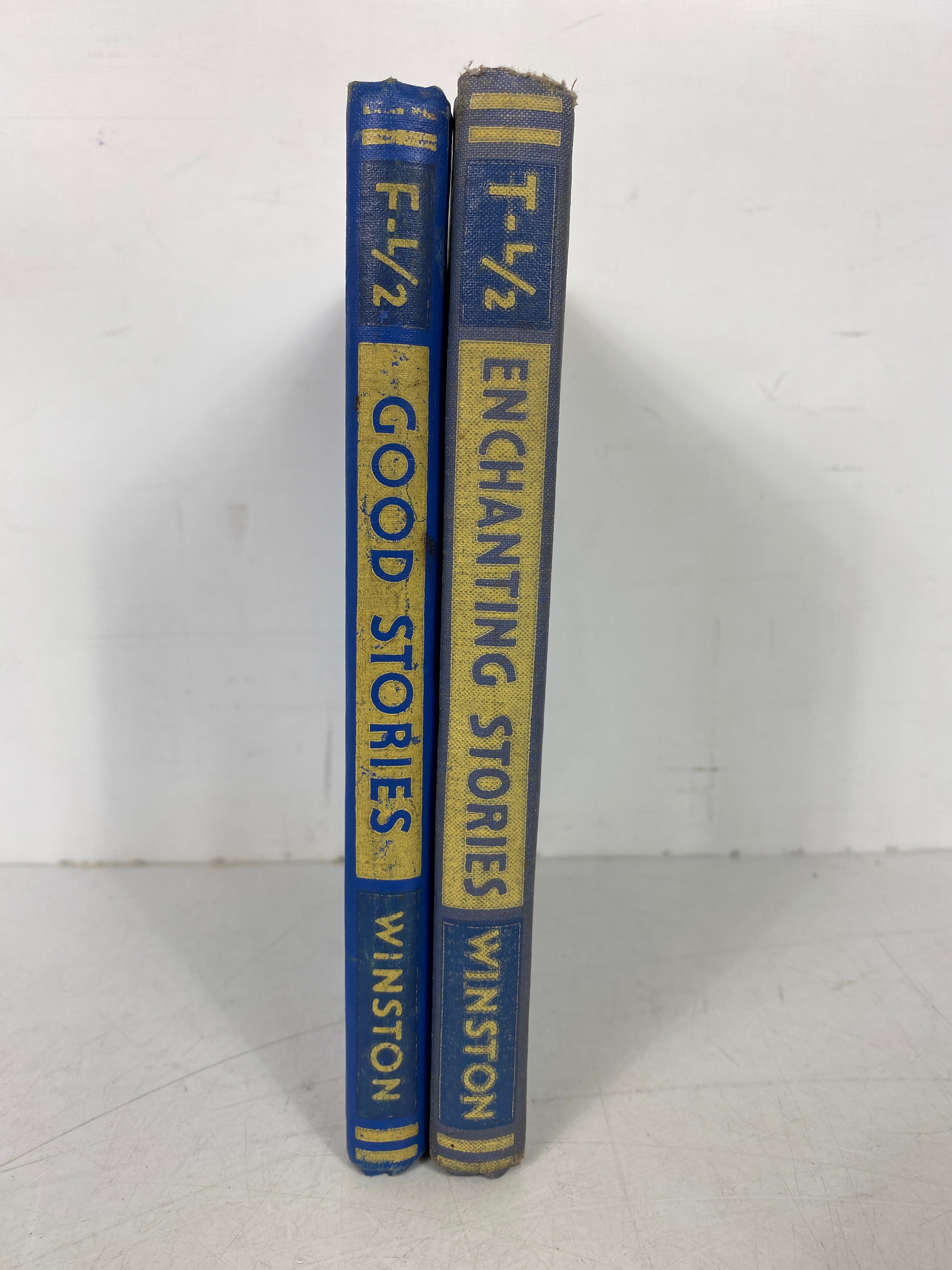 Lot of 2 Easy Growth in Reading: Enchanting Stories/Good Stories 1940 HC