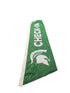 MSU White & Green Check-In Flag
