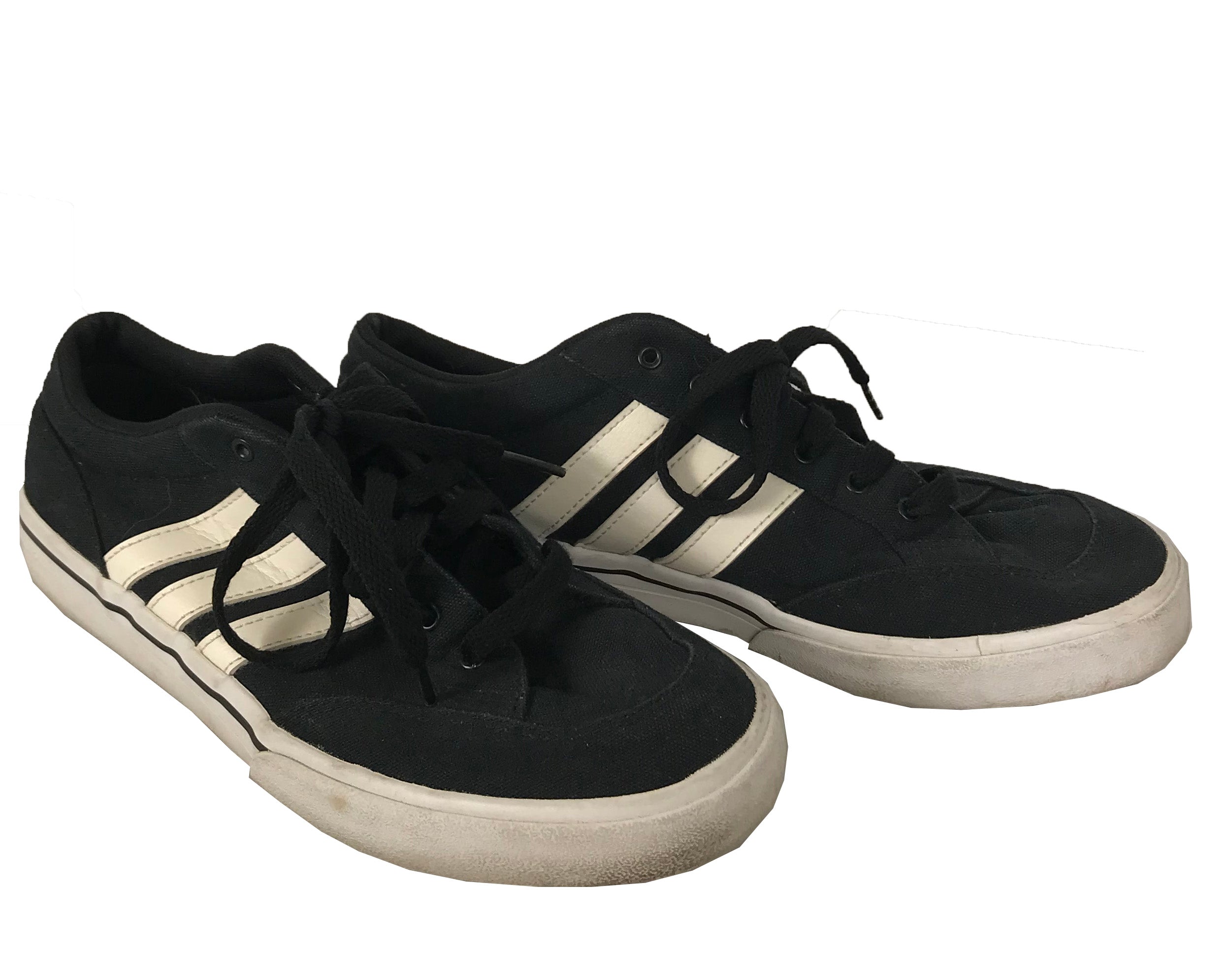 Adidas Black & White Sneakers Men's Size 9