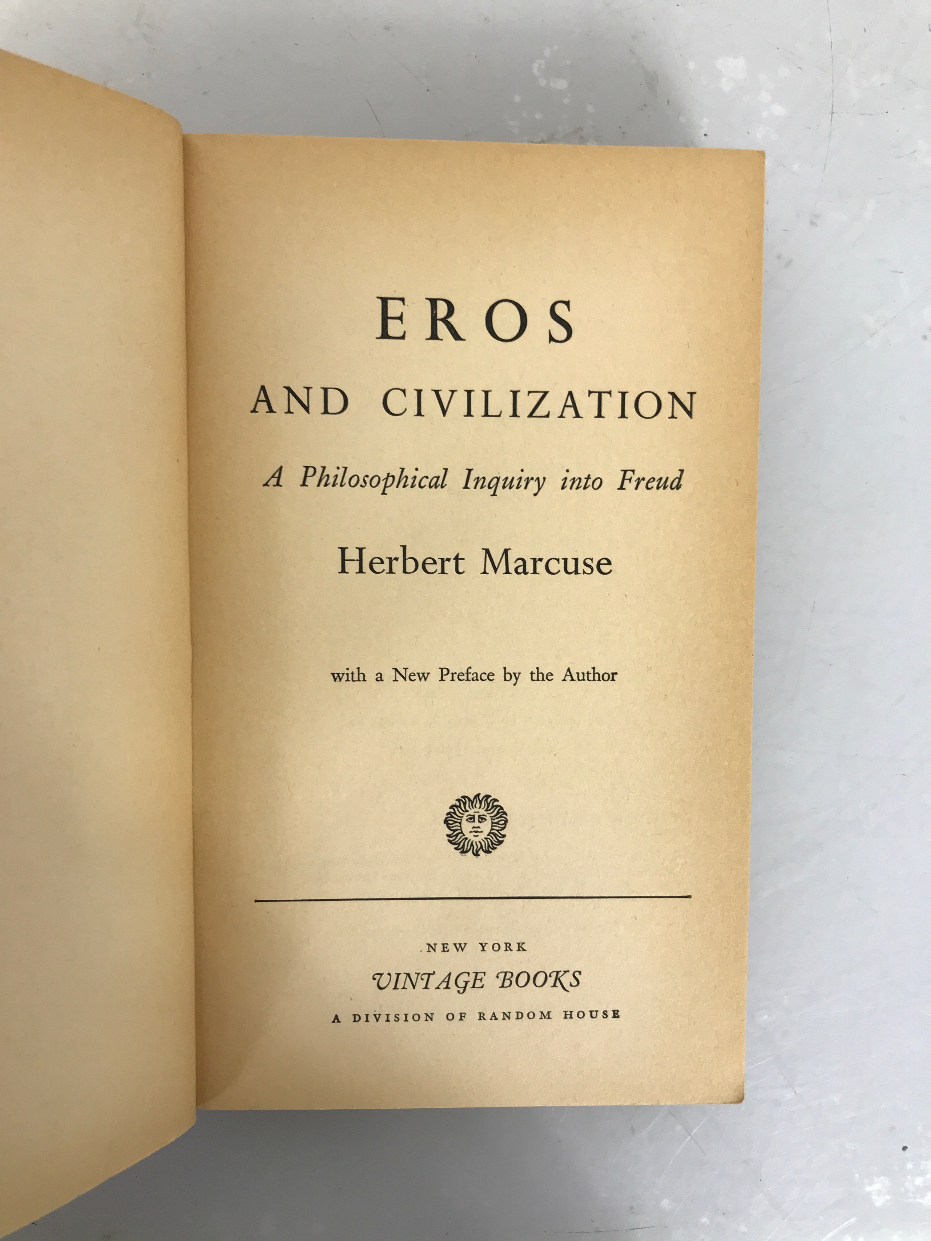 Lot of 2 Psychology Paperbacks: Eros and Civilization and The Presentation of Self in Everyday Life  (1955-1959)