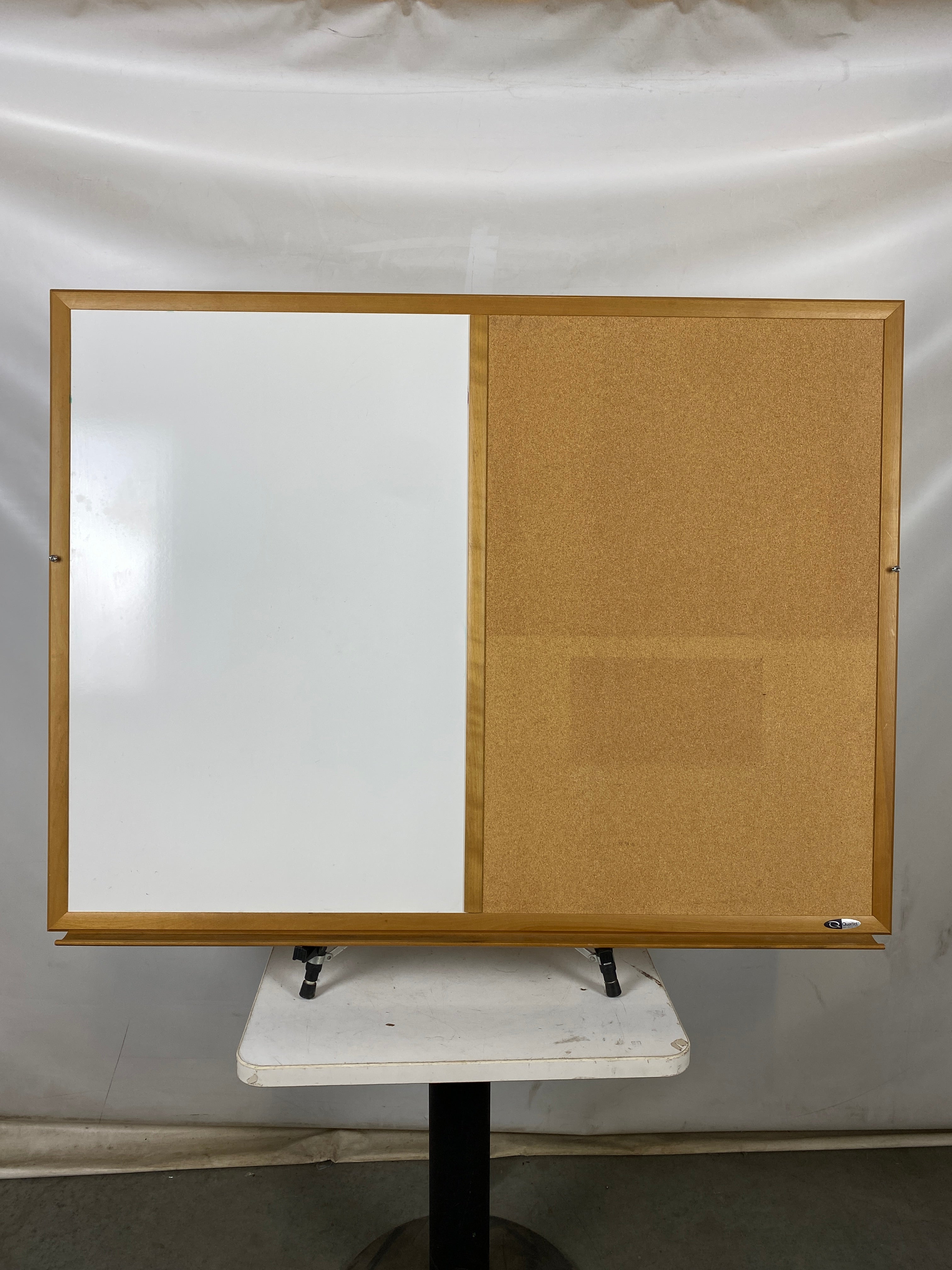 Quartet Half Whiteboard Half Cork Board