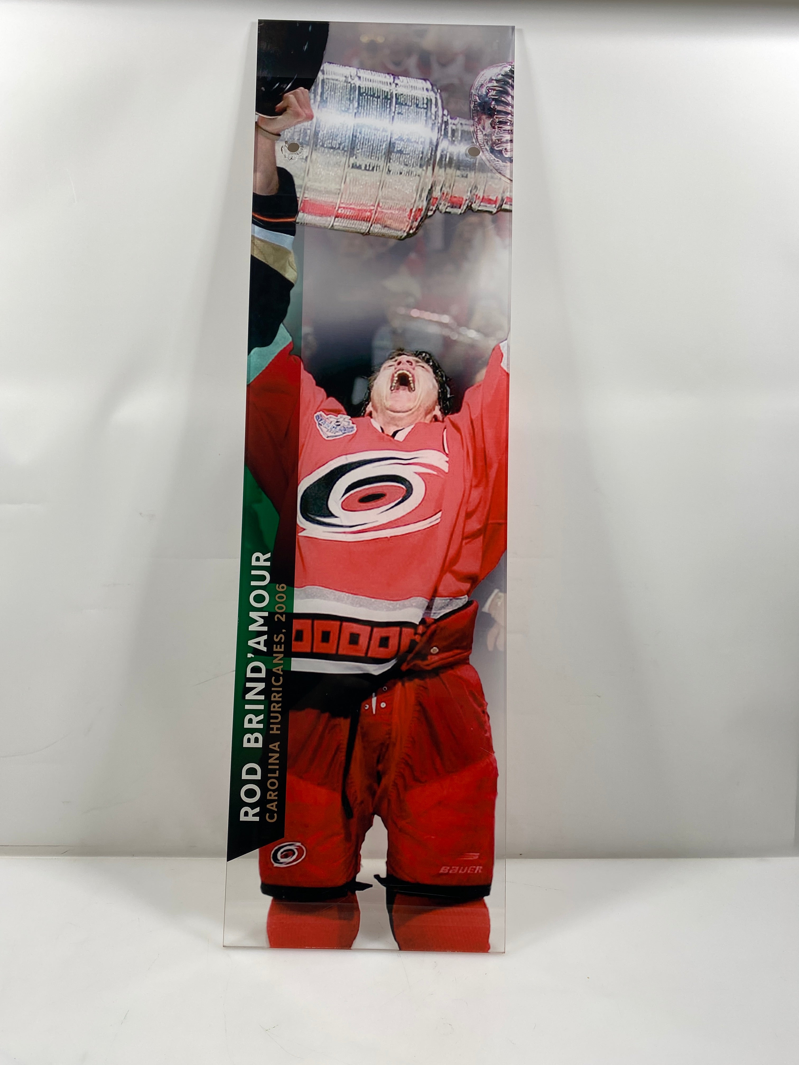 Rod Brind'Amour Holding the Stanley Cup 2006 Acrylic Wall Hanging