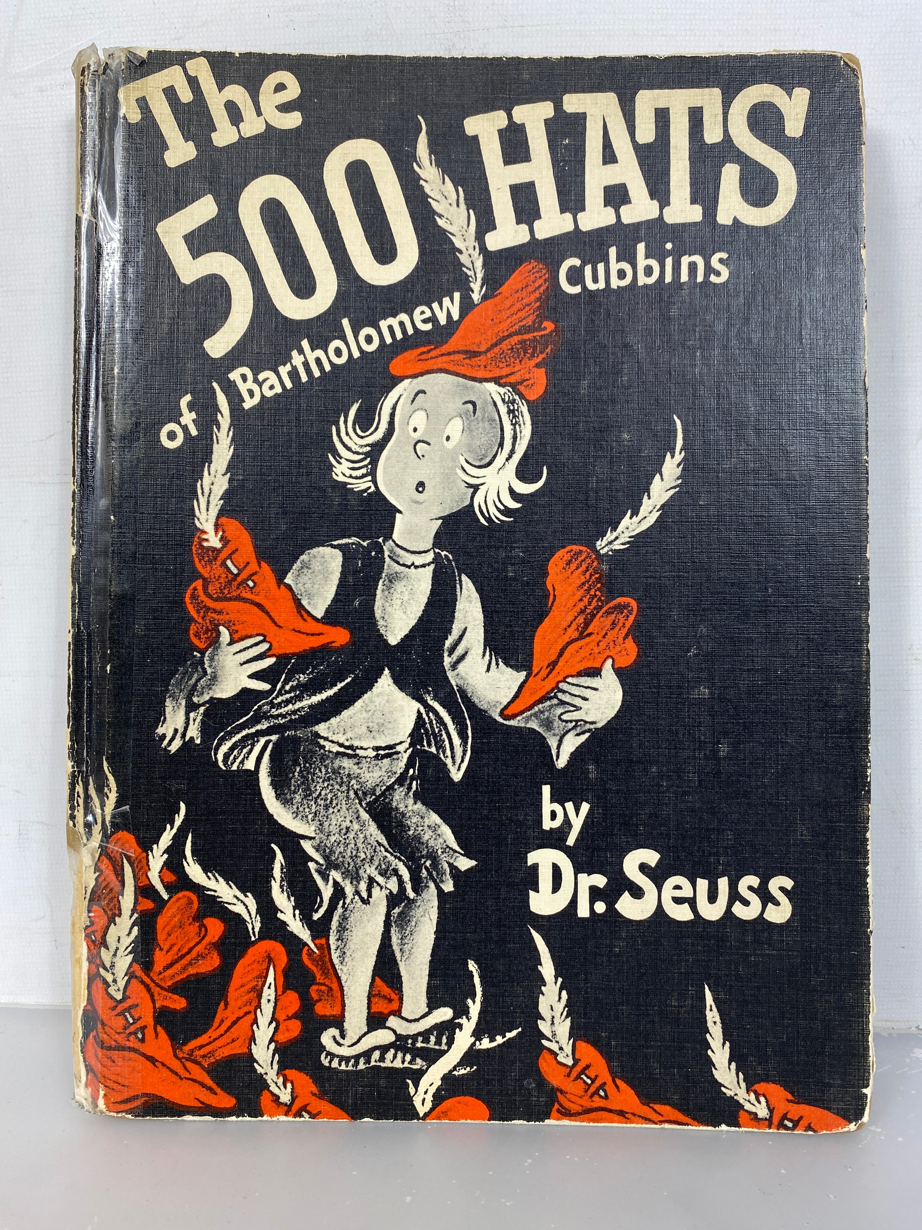 Vintage Dr. Seuss Book Club Edition The 500 Hats of Bartholomew Cubbins 1938 HC