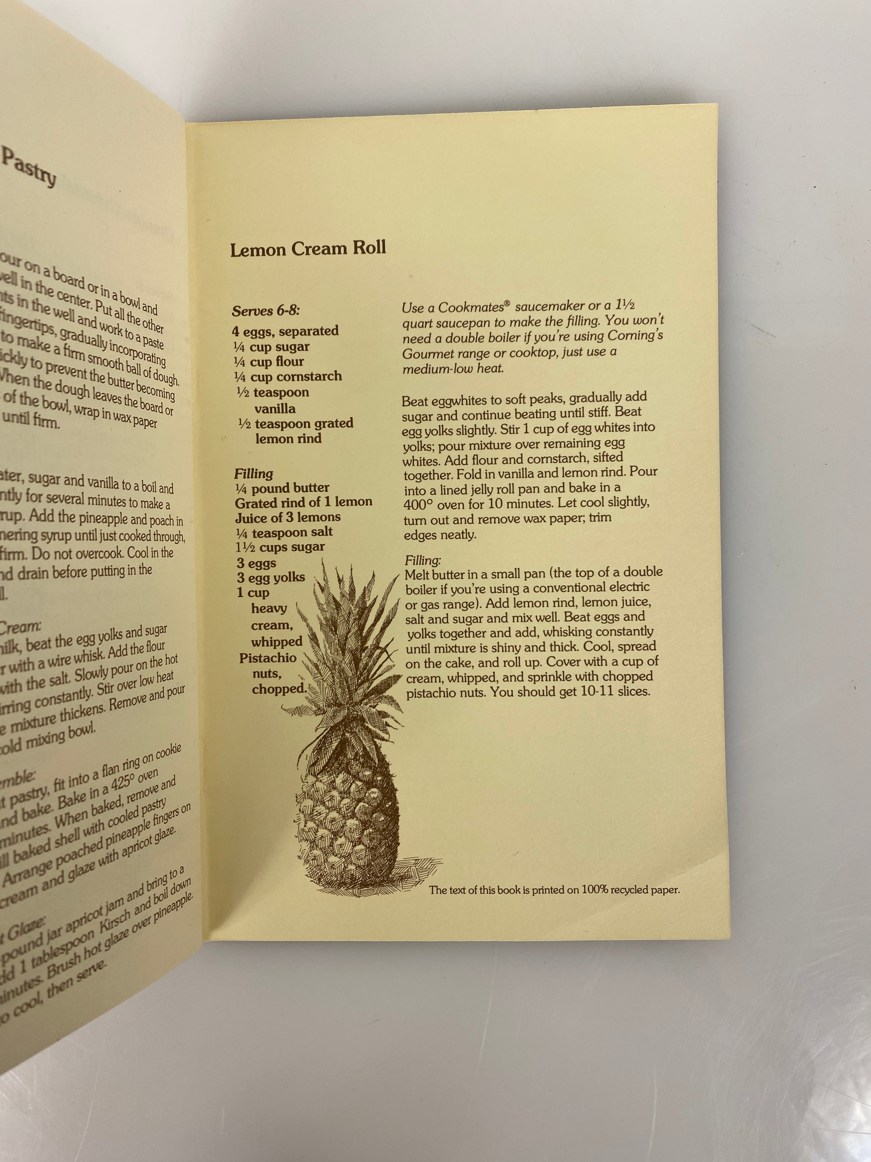 James Beard Cooks With Corning 1973 Vintage SC Booklet