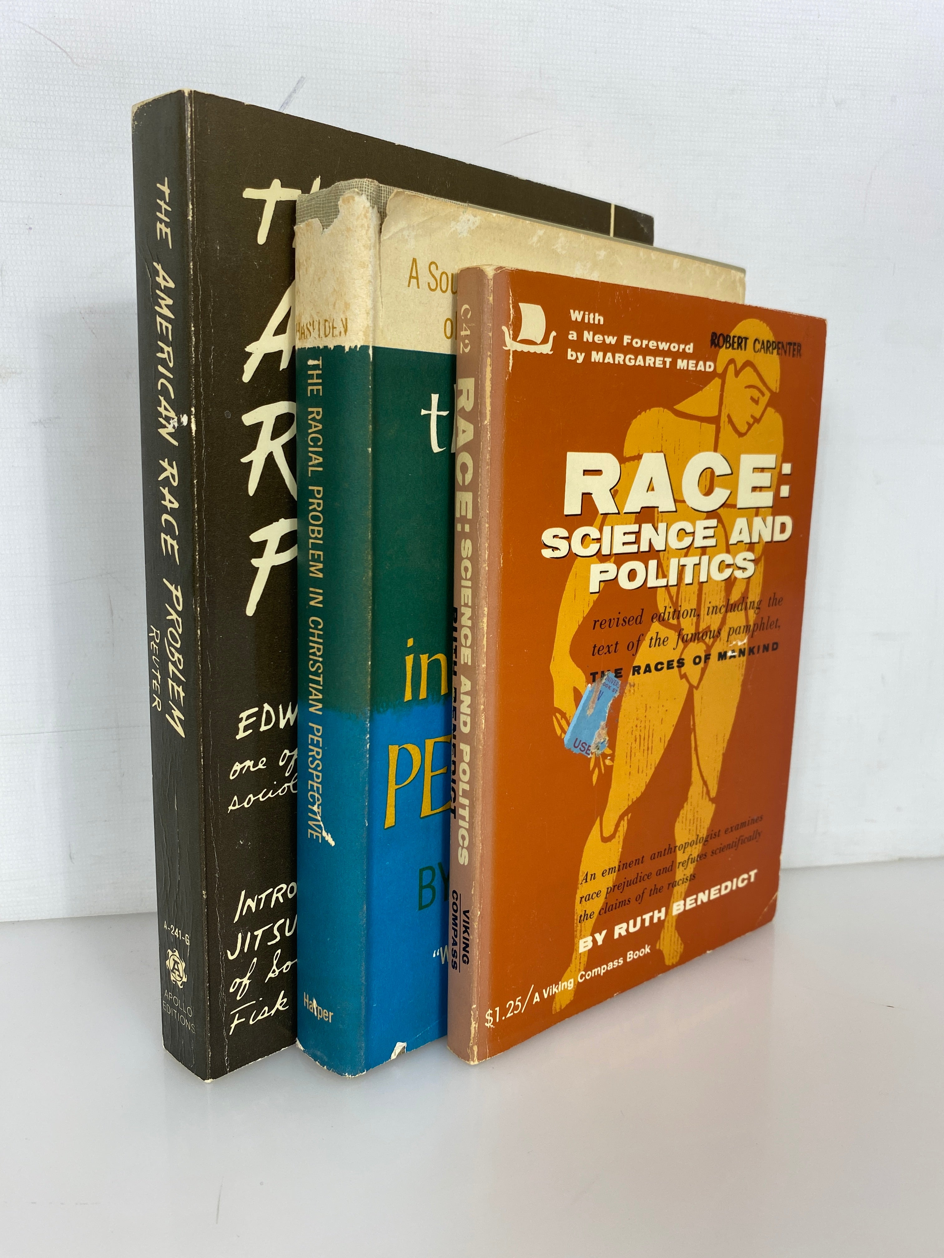 3 Vols: American Race Problem/Race Science & Politics/in Christian Perspective