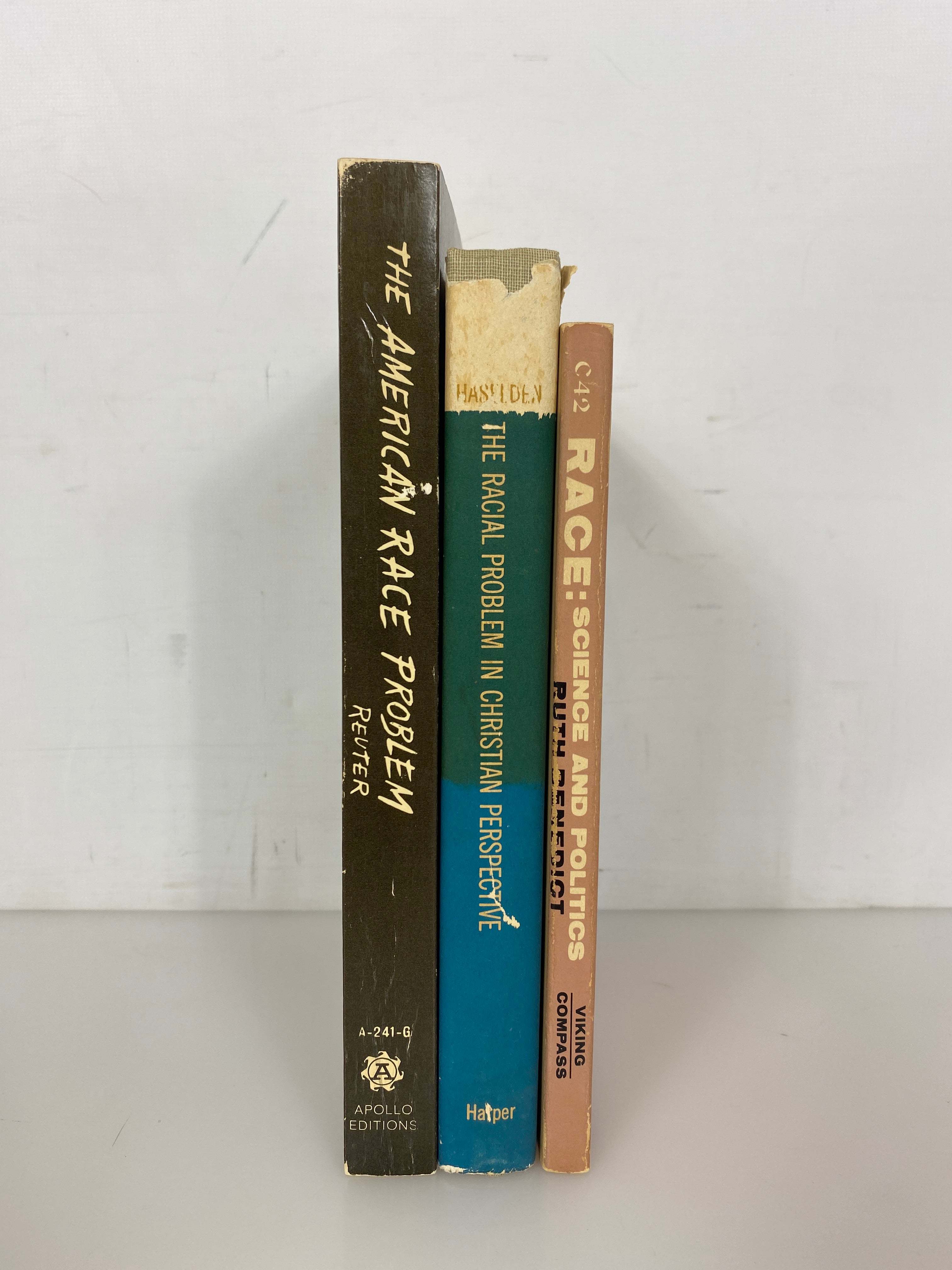 3 Vols: American Race Problem/Race Science & Politics/in Christian Perspective