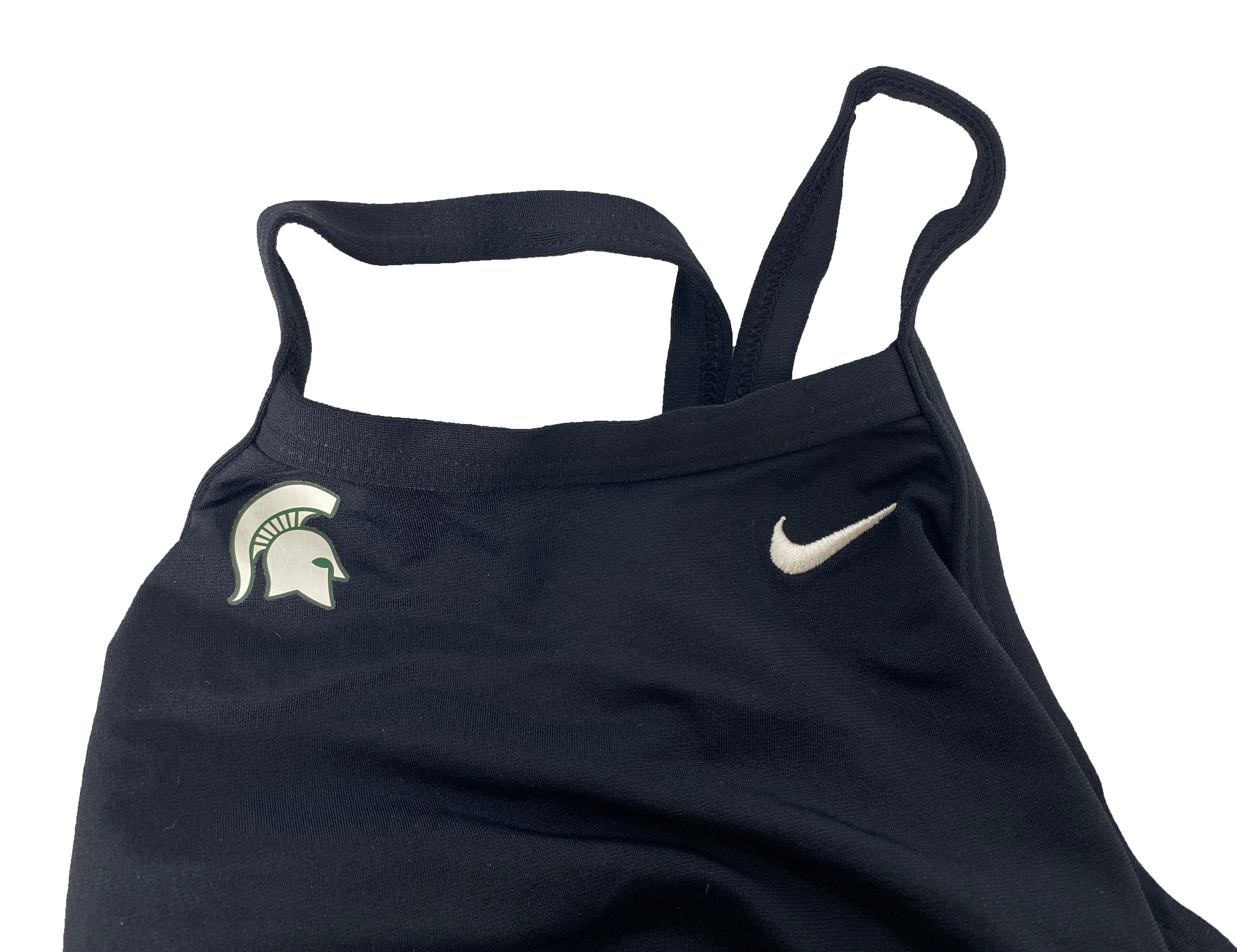 Nike Swim Michigan State University Black One-piece Swimsuit Youth Size 10