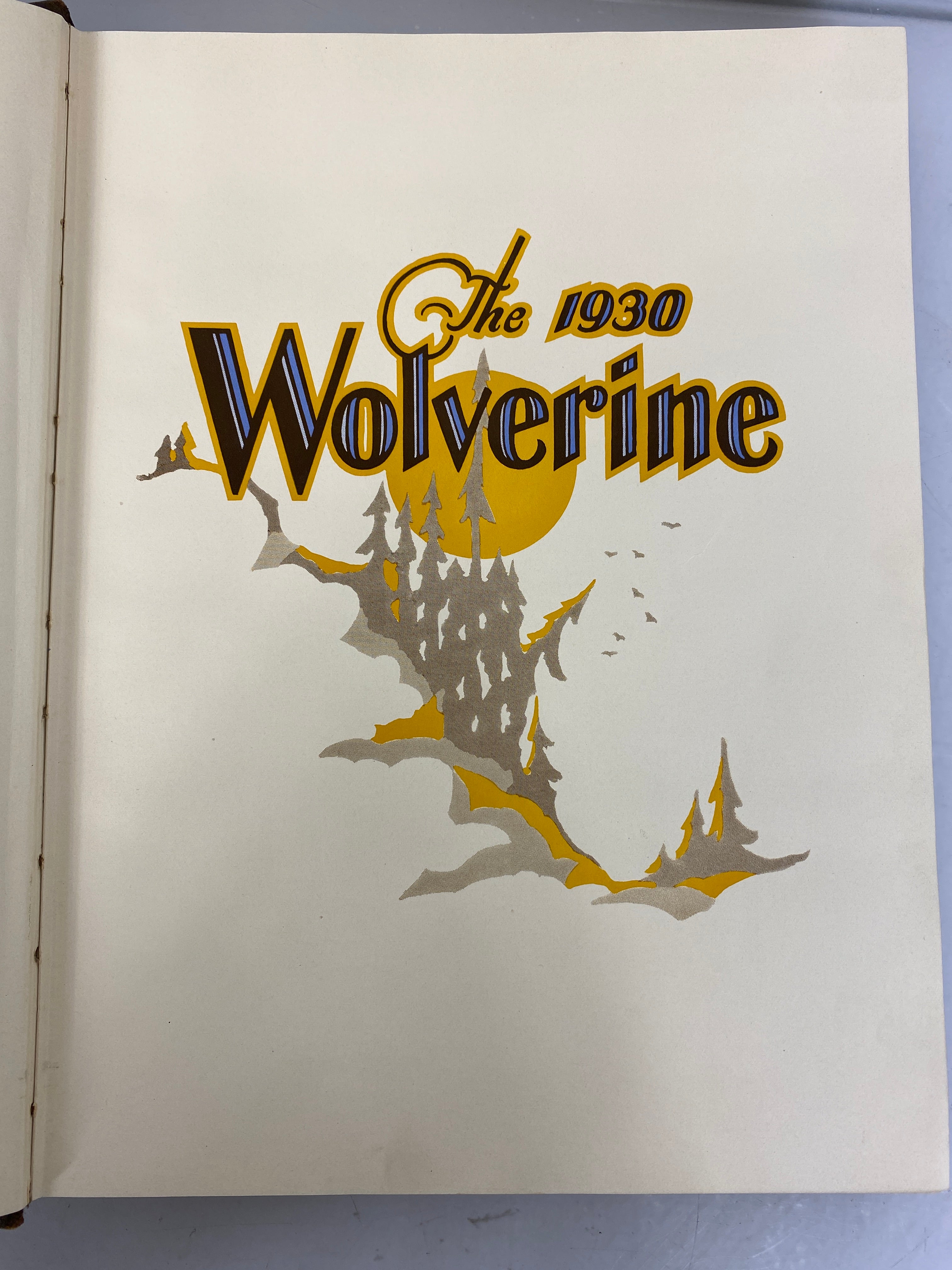 1930 Michigan State College Yearbook Wolverine