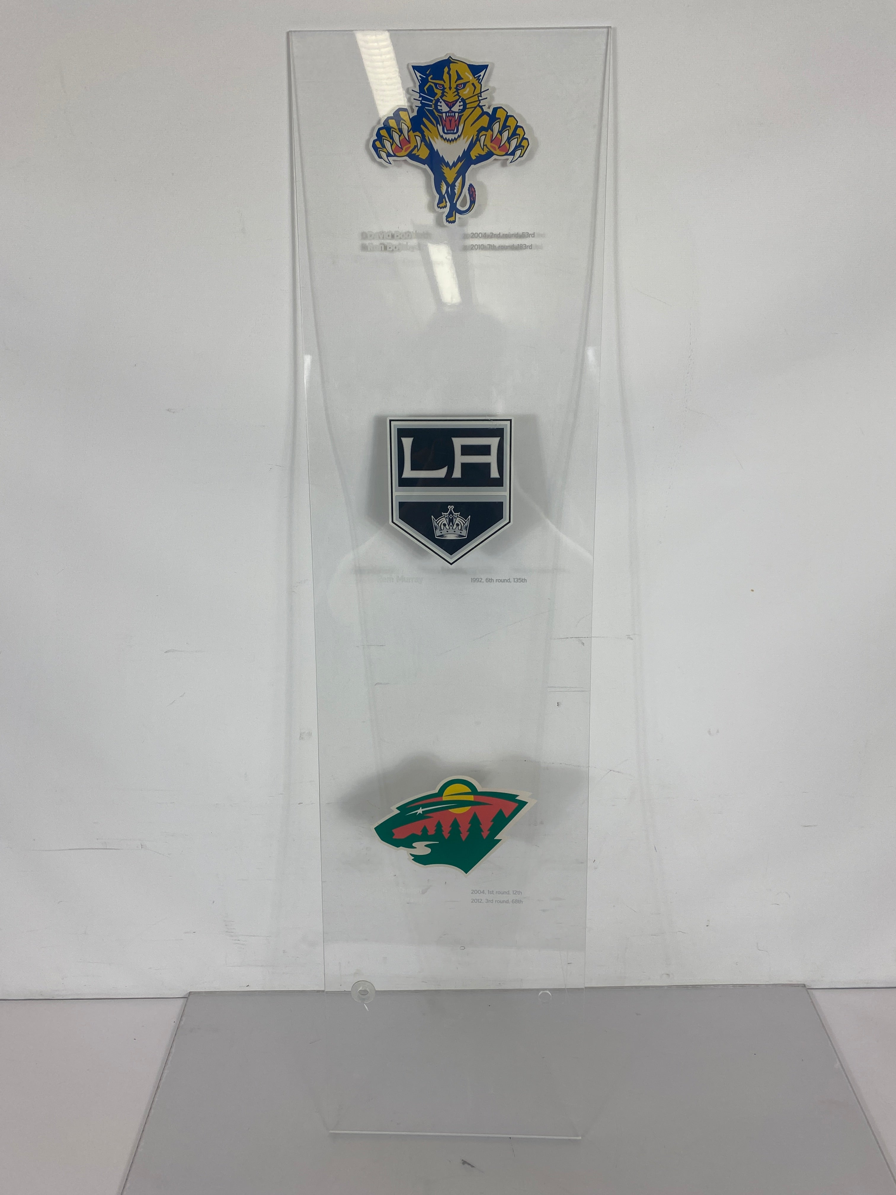 MSU Ice Hockey Acrylic Wall Hanging NHL Draft Picks Kings Wild Panthers