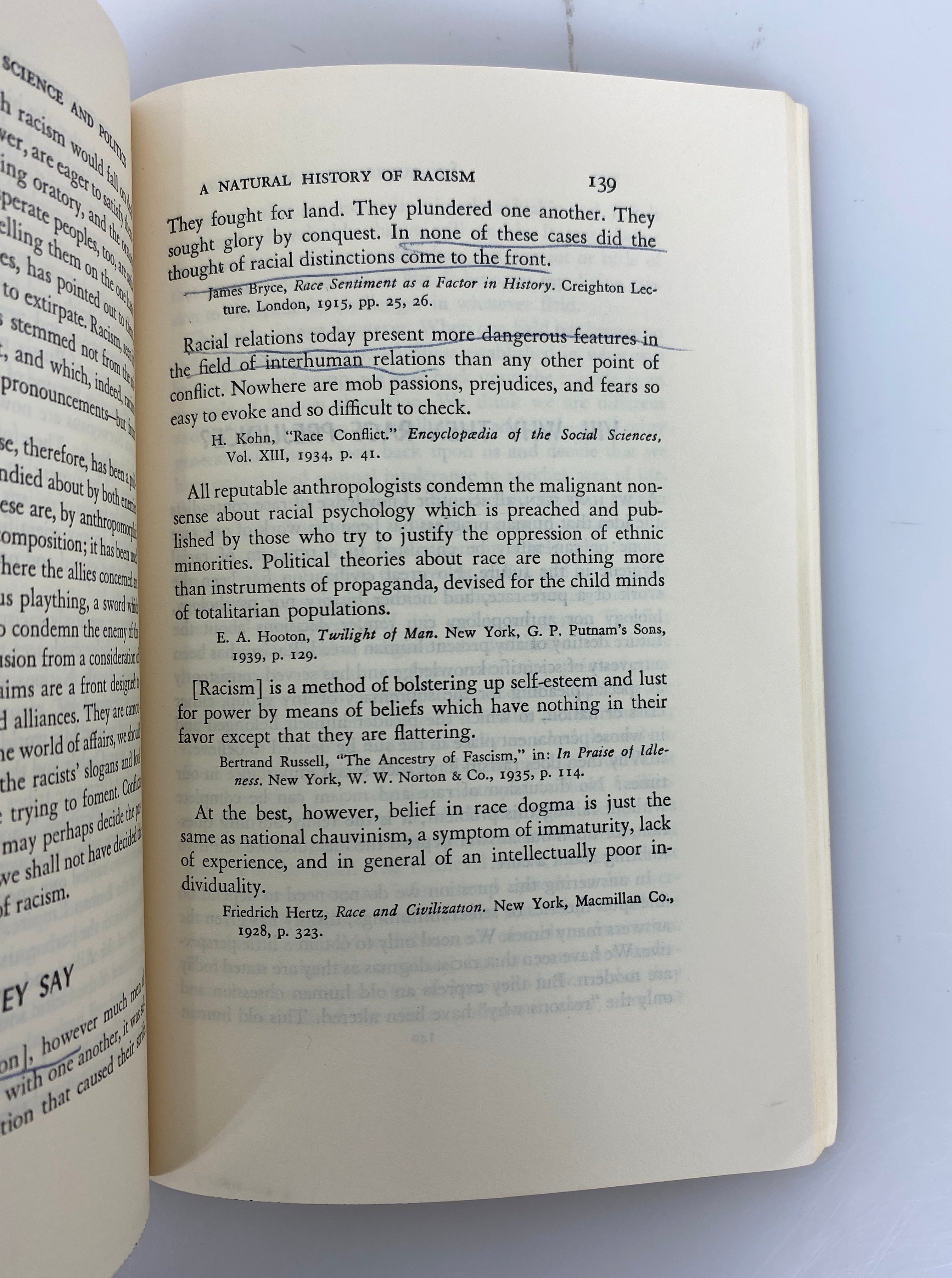 3 Vols: American Race Problem/Race Science & Politics/in Christian Perspective