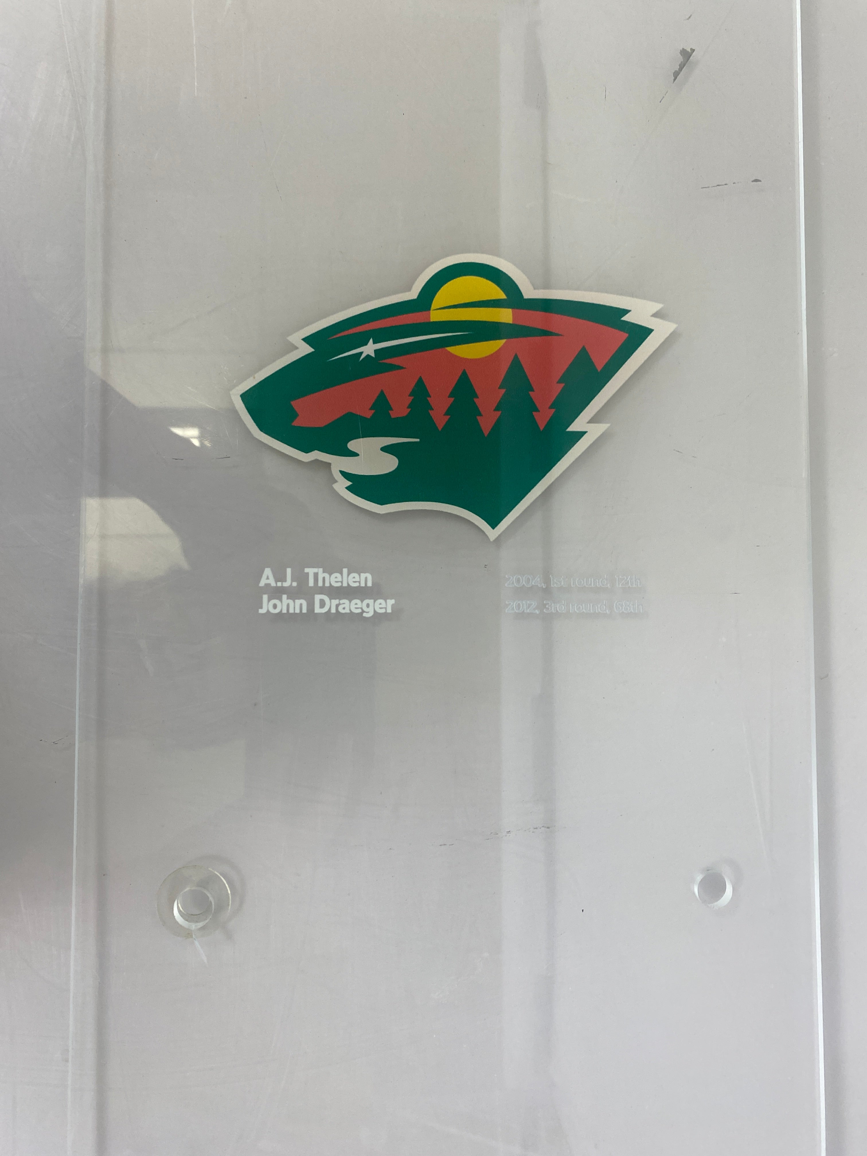 MSU Ice Hockey Acrylic Wall Hanging NHL Draft Picks Kings Wild Panthers