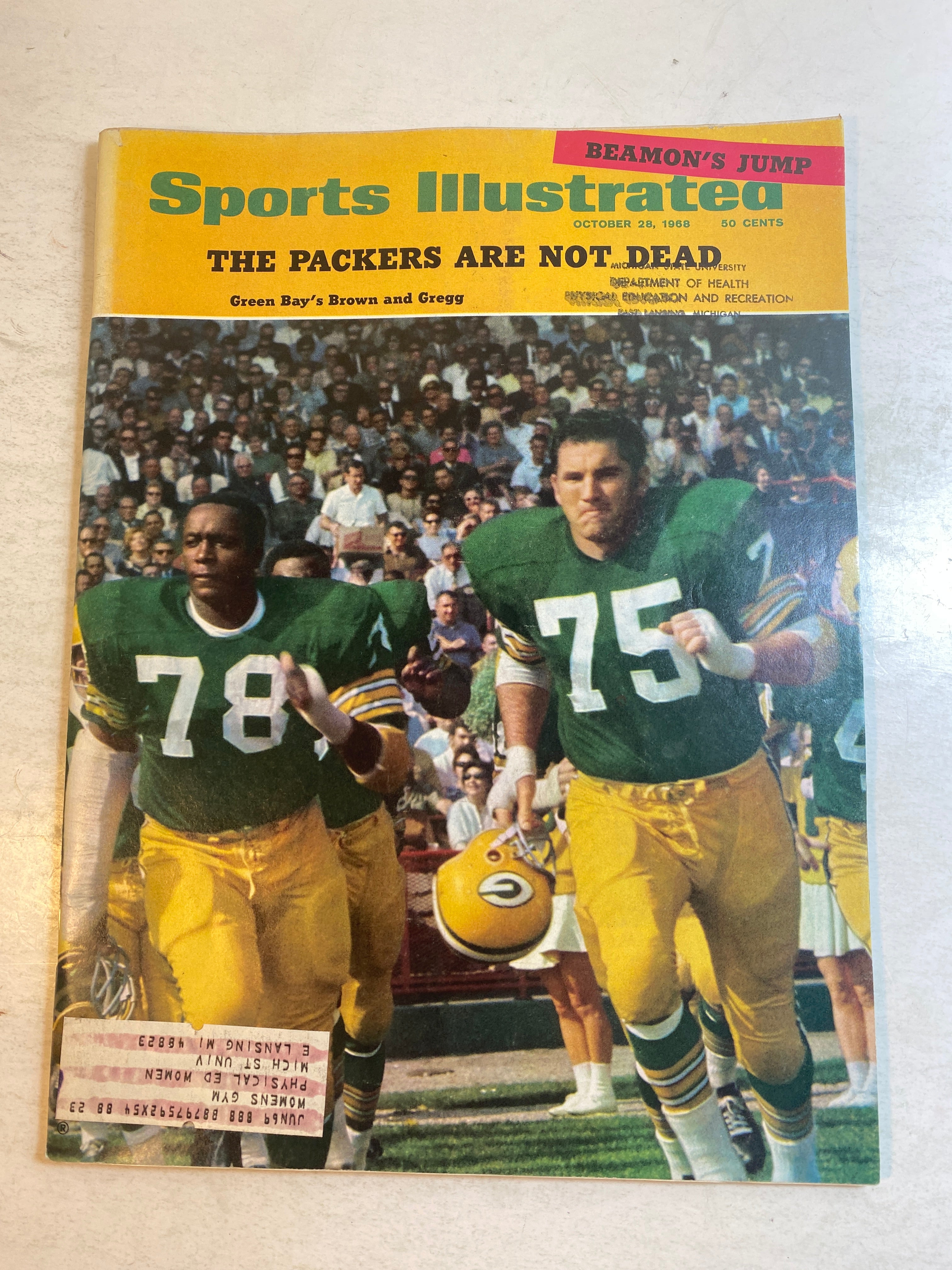 Sports Illustrated October 28 1968 Green Bay Packers